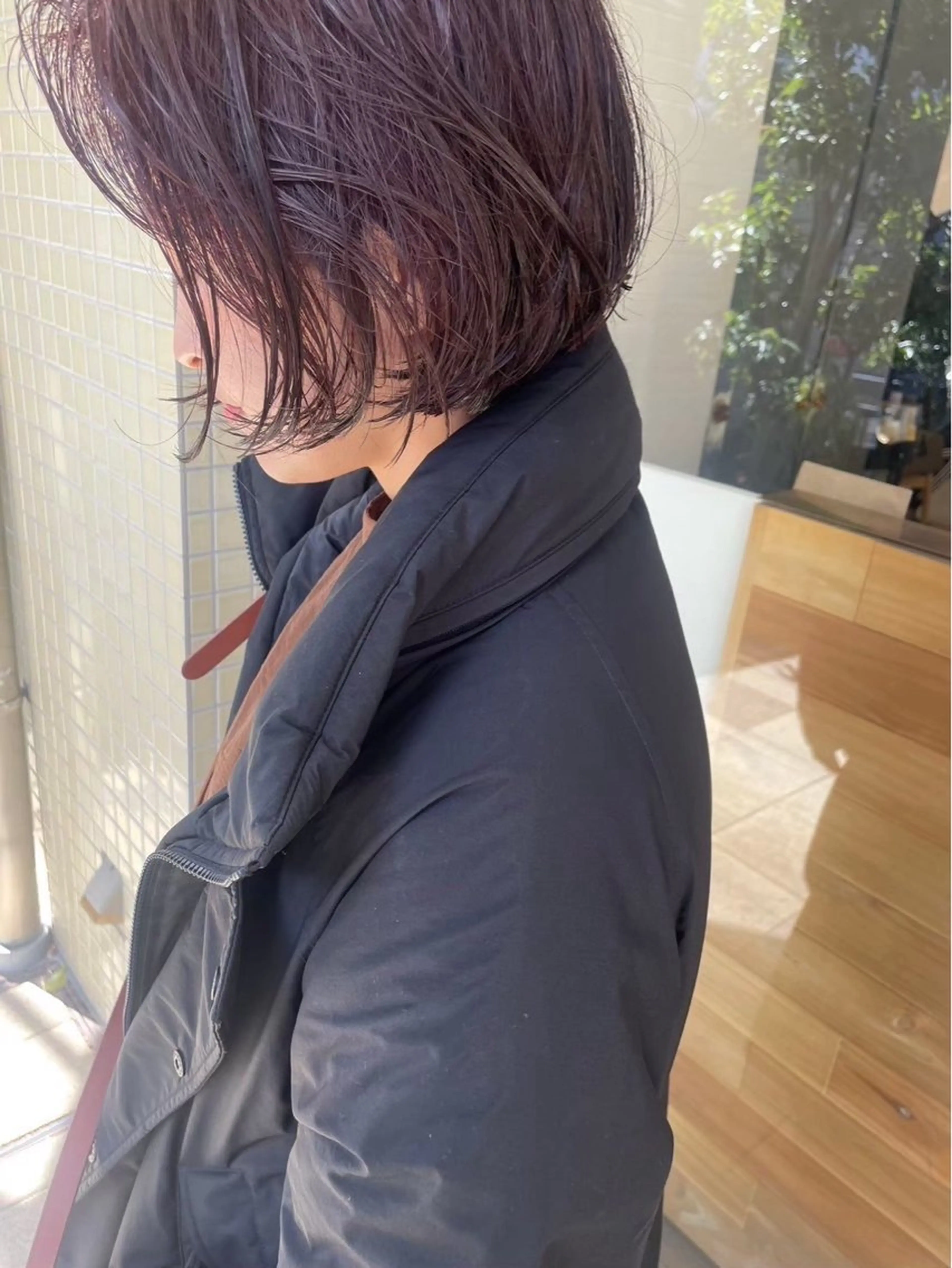 ショート カラー ヘアカラー 三浦 ふたばのヘアスタイル