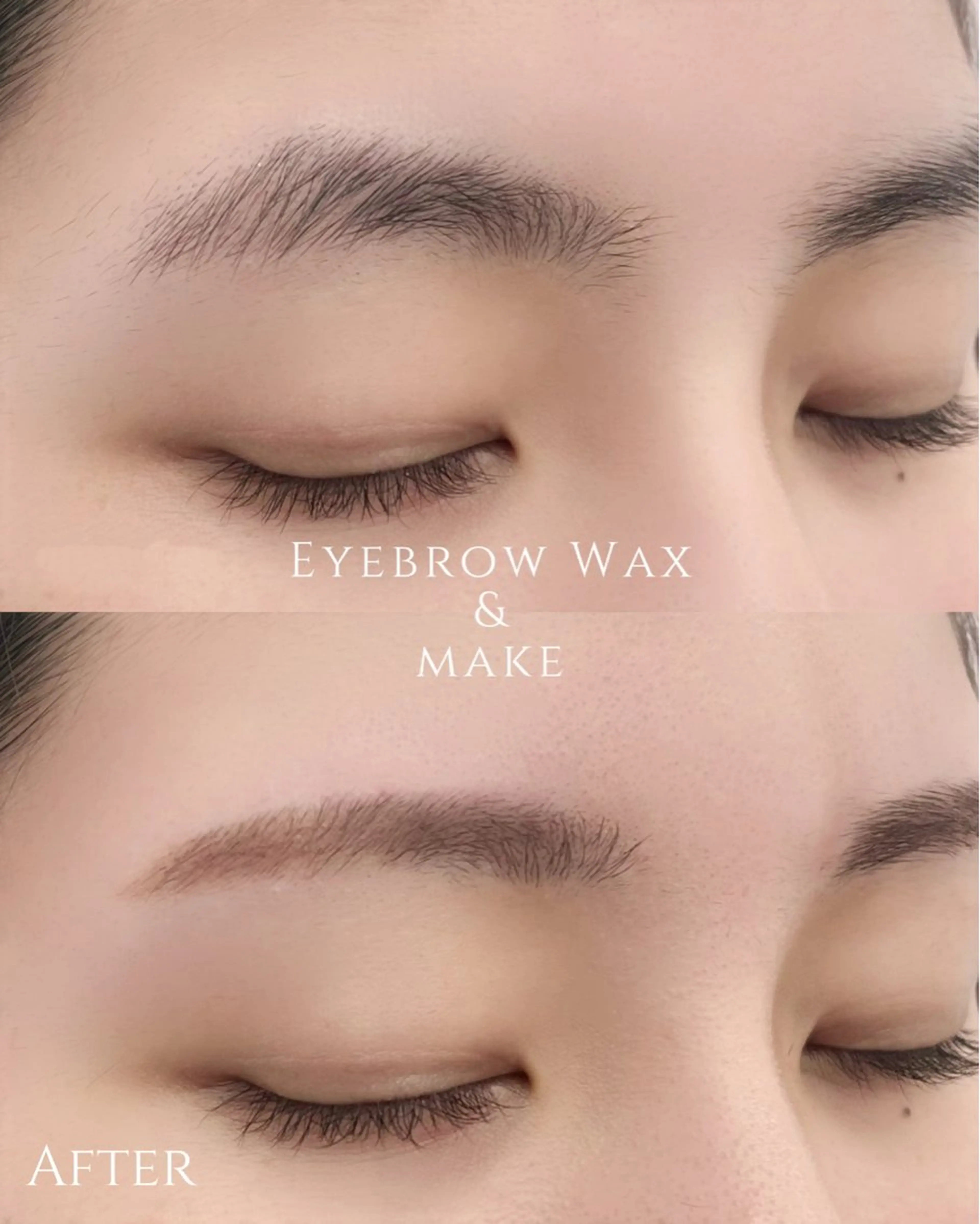 【1番人気💫】眉ワックス+眉メイクアドバイス🌷¥2,980の写真