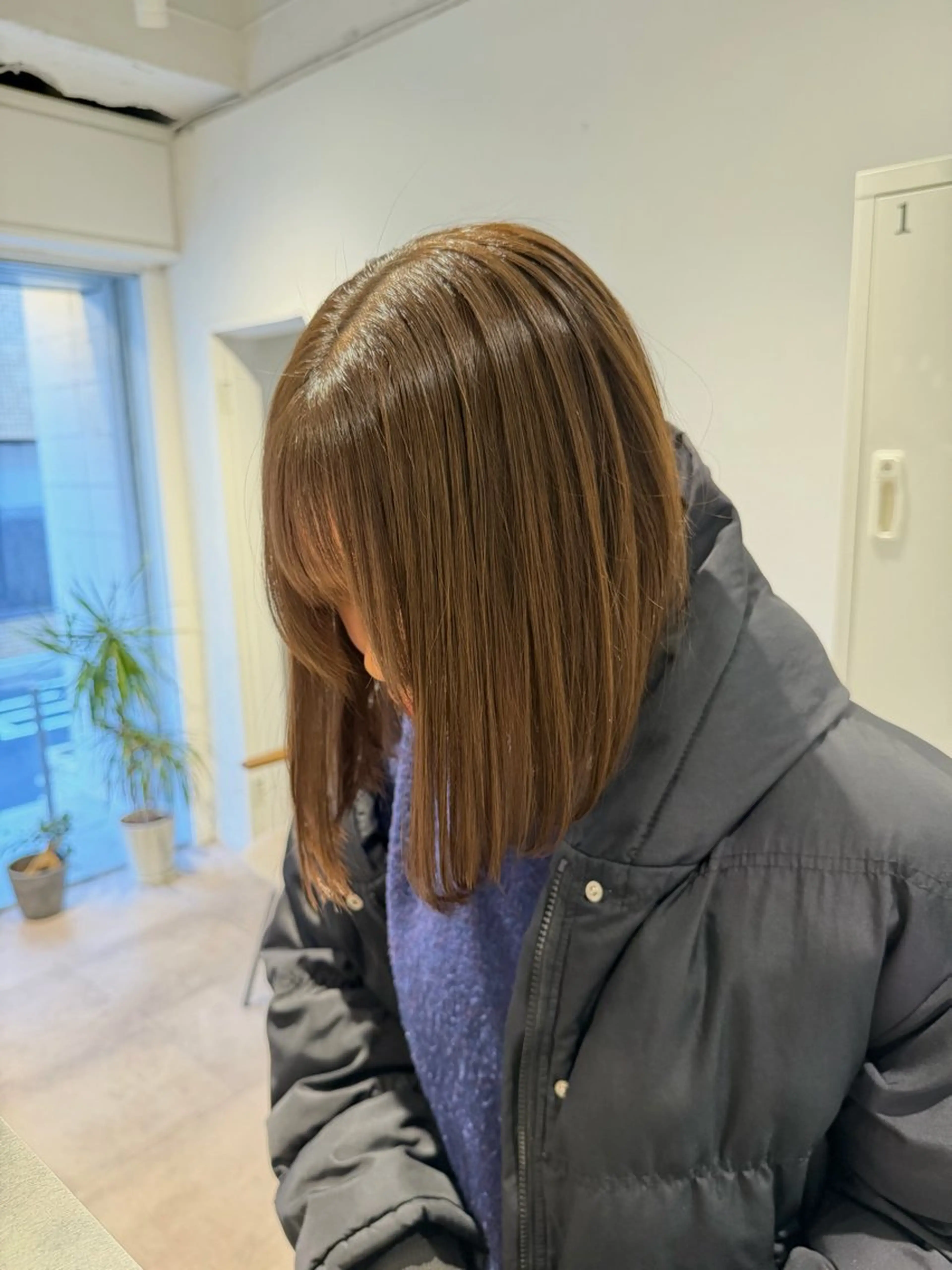 ショート カラー カット ヘアカラー トリートメント SAHO /縮毛矯正 /オリーブ🌿のヘアスタイル