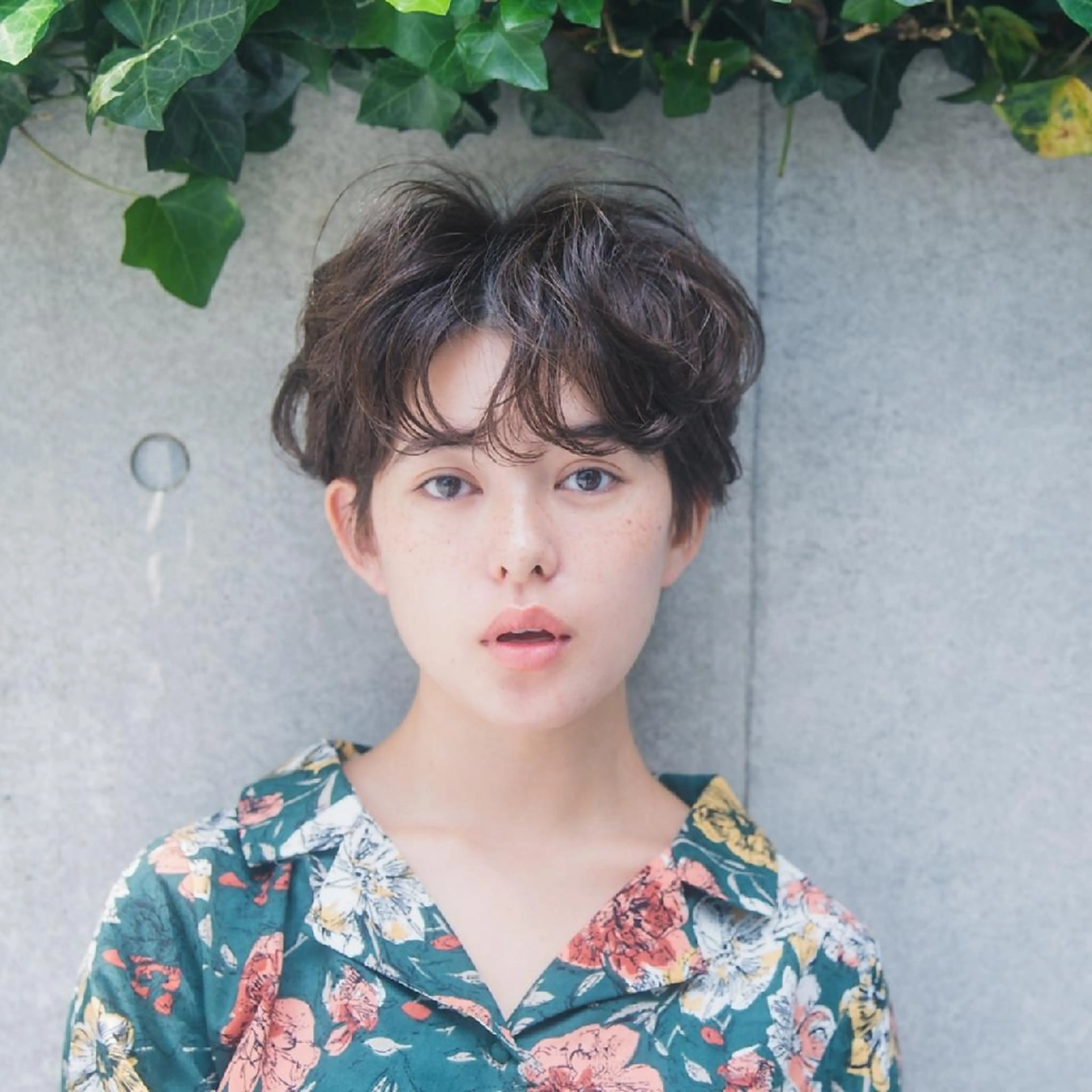 ショート パーマ カラー ハンサムショート ショートヘア Memoriese 表参道のヘアスタイル