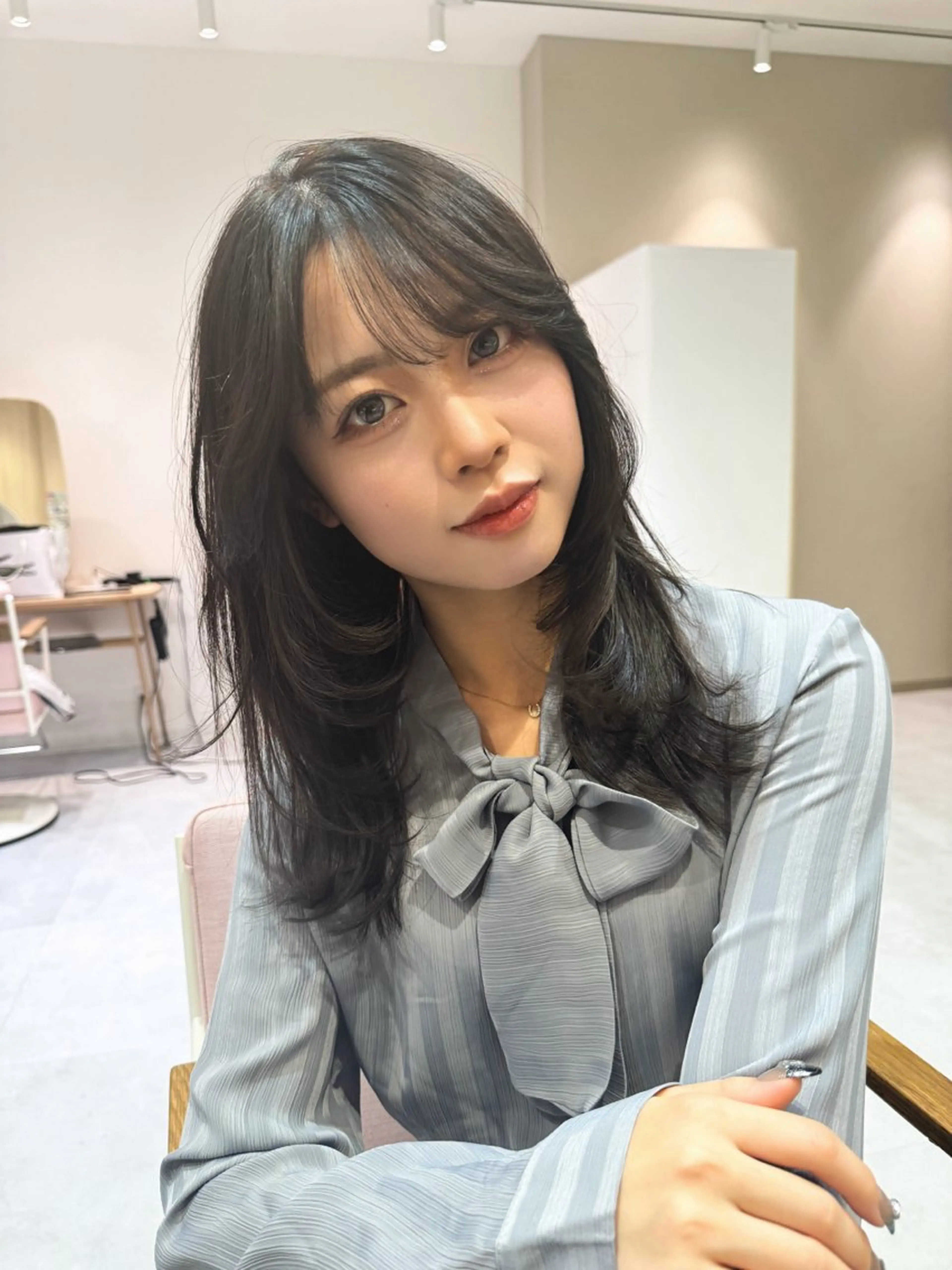 セミロング カラー カット ヘアカラー トリートメント ヘアセット ✂️似合わせの魔術師 石田一樹✂️のヘアスタイル