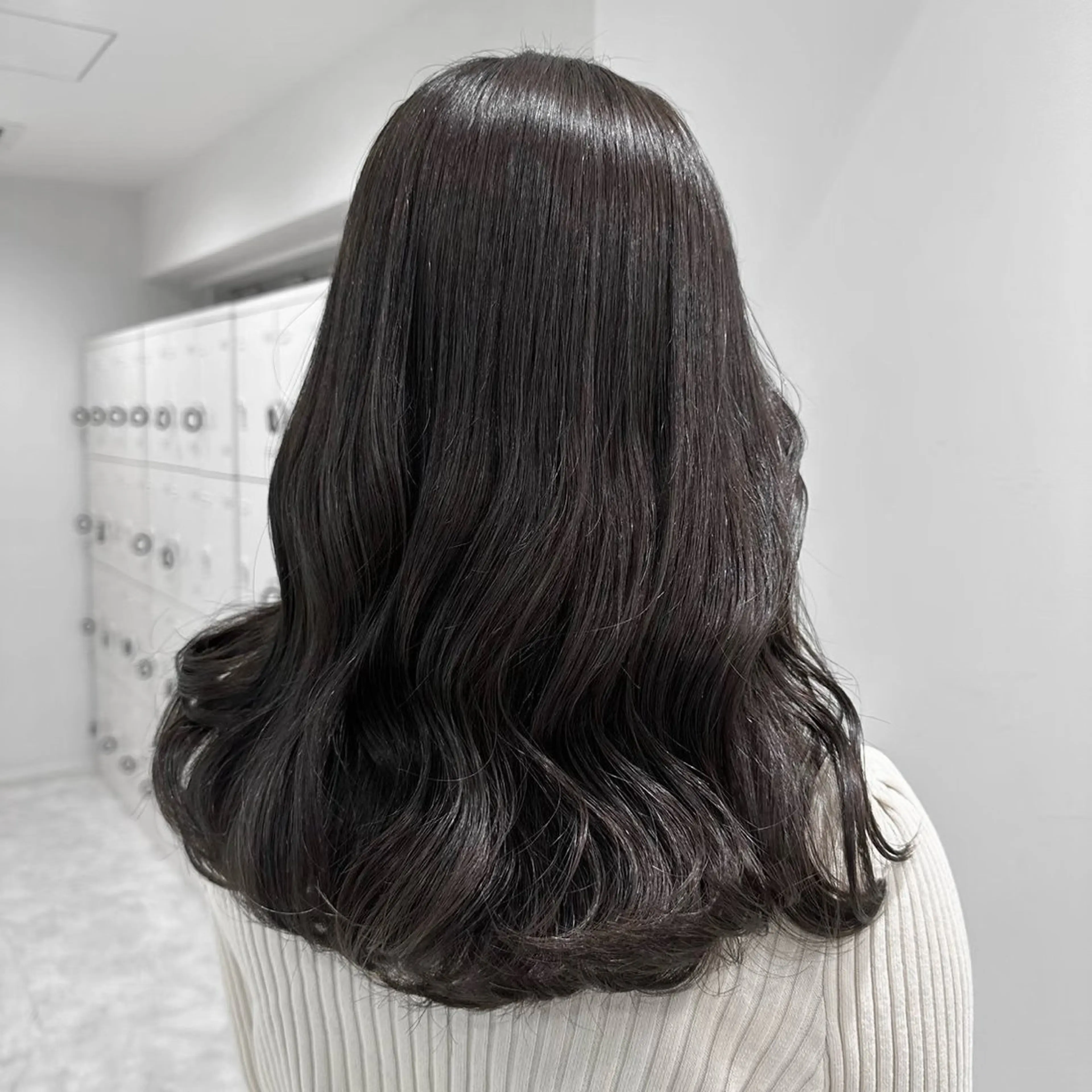 セミロング カラー 巻きラク♡レイヤー 🦢こころのヘアスタイル