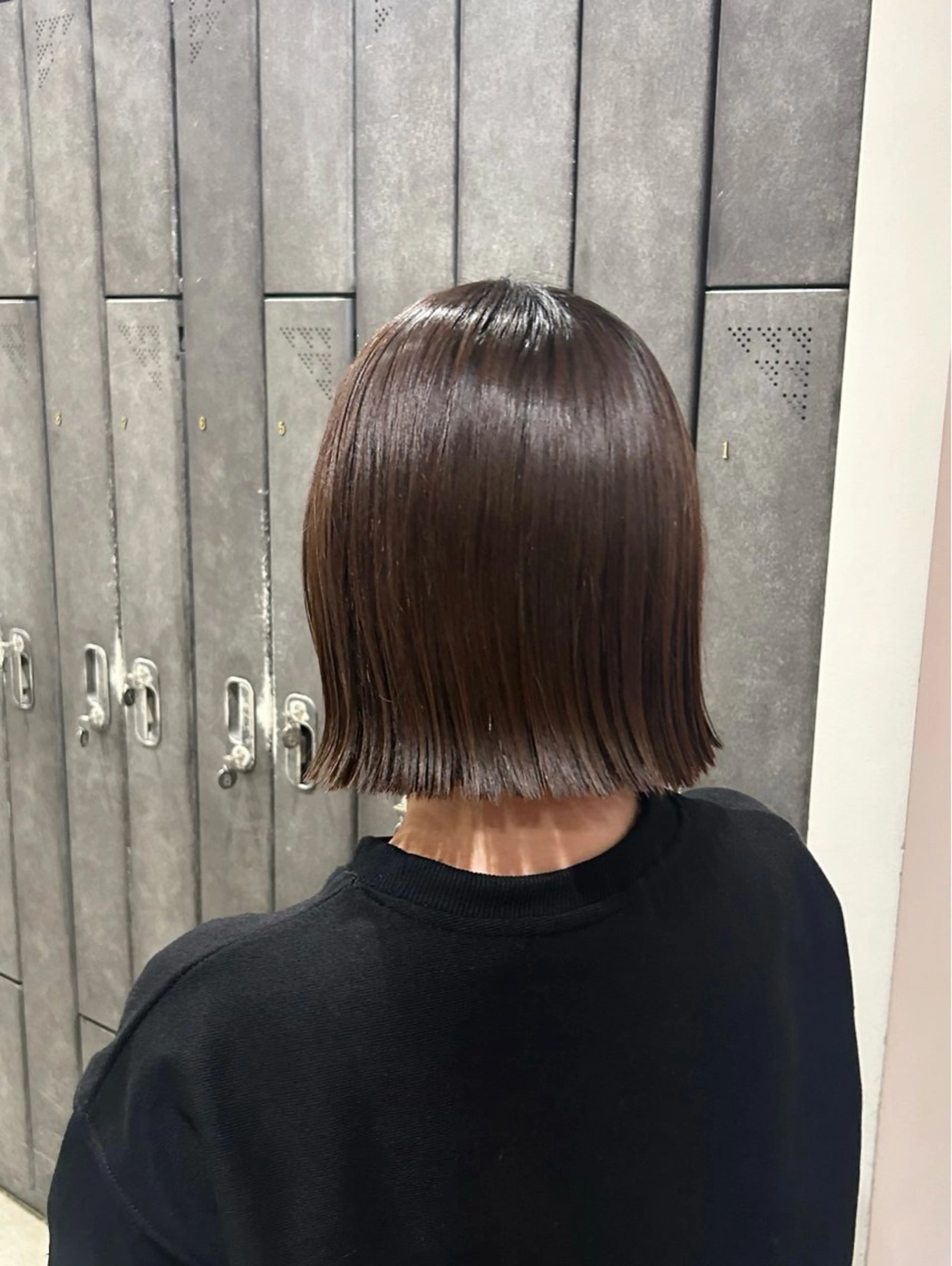 ミディアム ボブ カット nana/ボブ/ レイヤー/梅田のヘアスタイル
