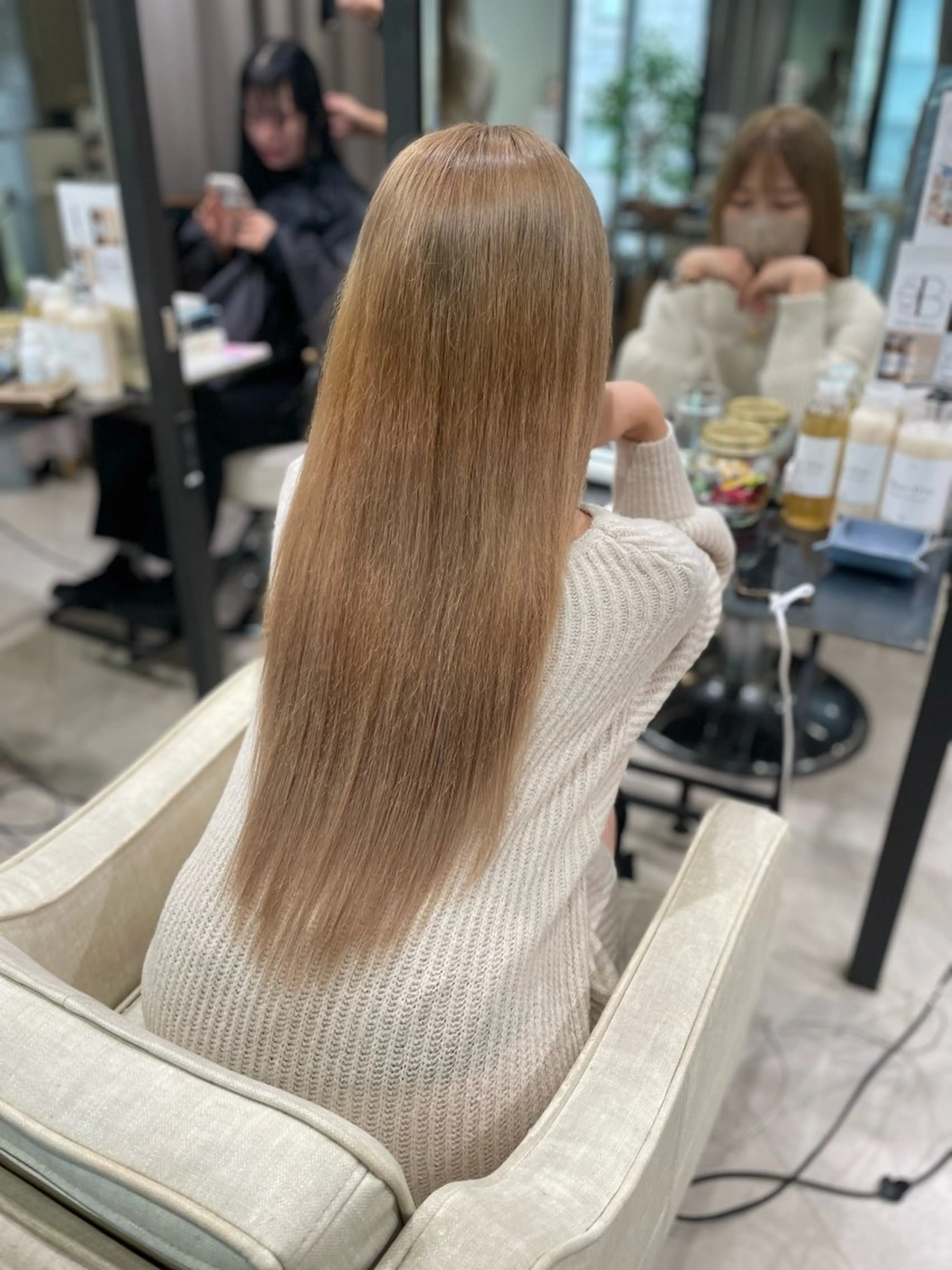 ロング カラー ダブルカラー 🦋美髪／エクステ 🦋アベイクミのヘアスタイル