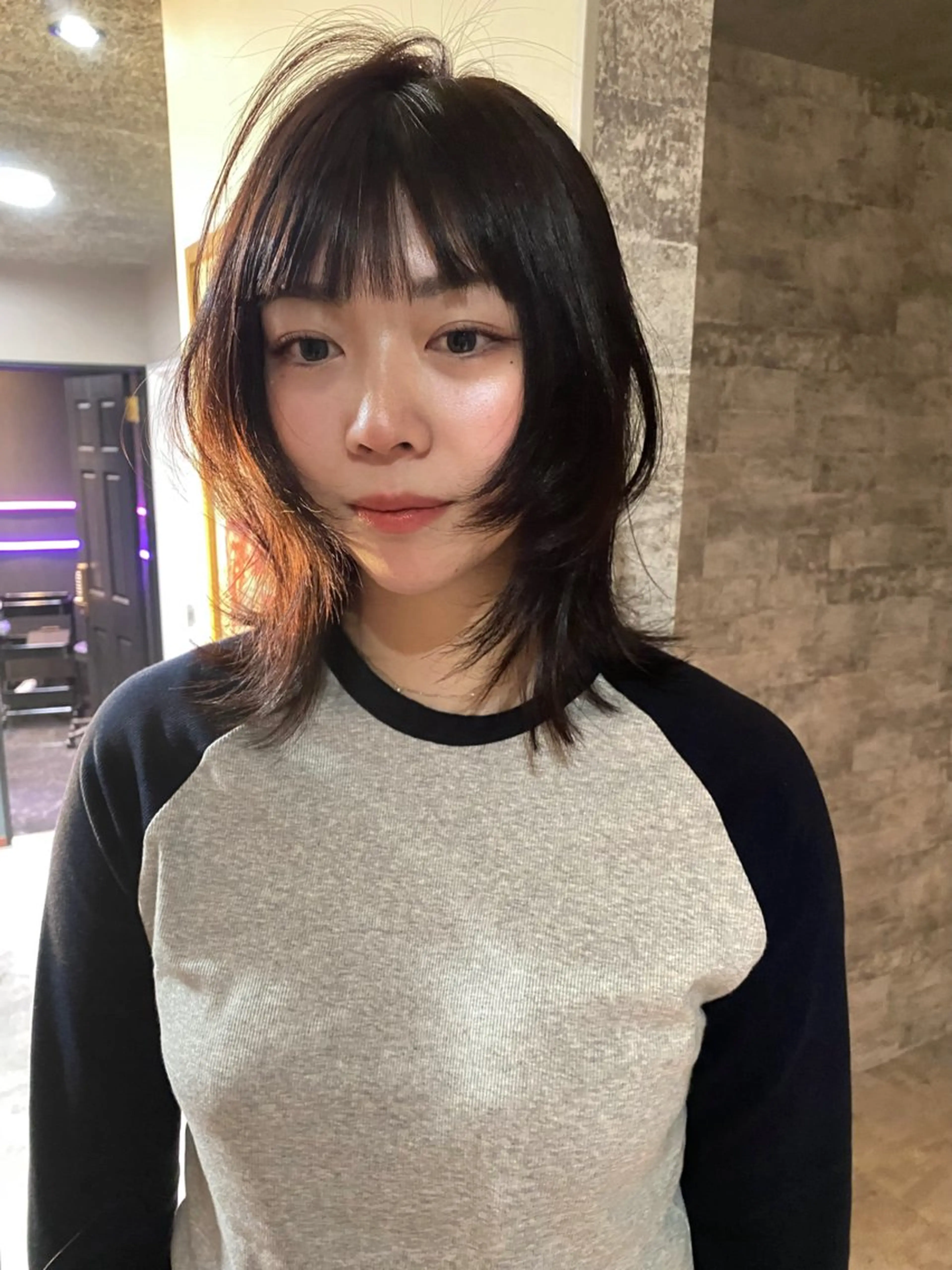 ミディアム カラー カット ヘアカラー トリートメント mai / linoah˚✧のヘアスタイル