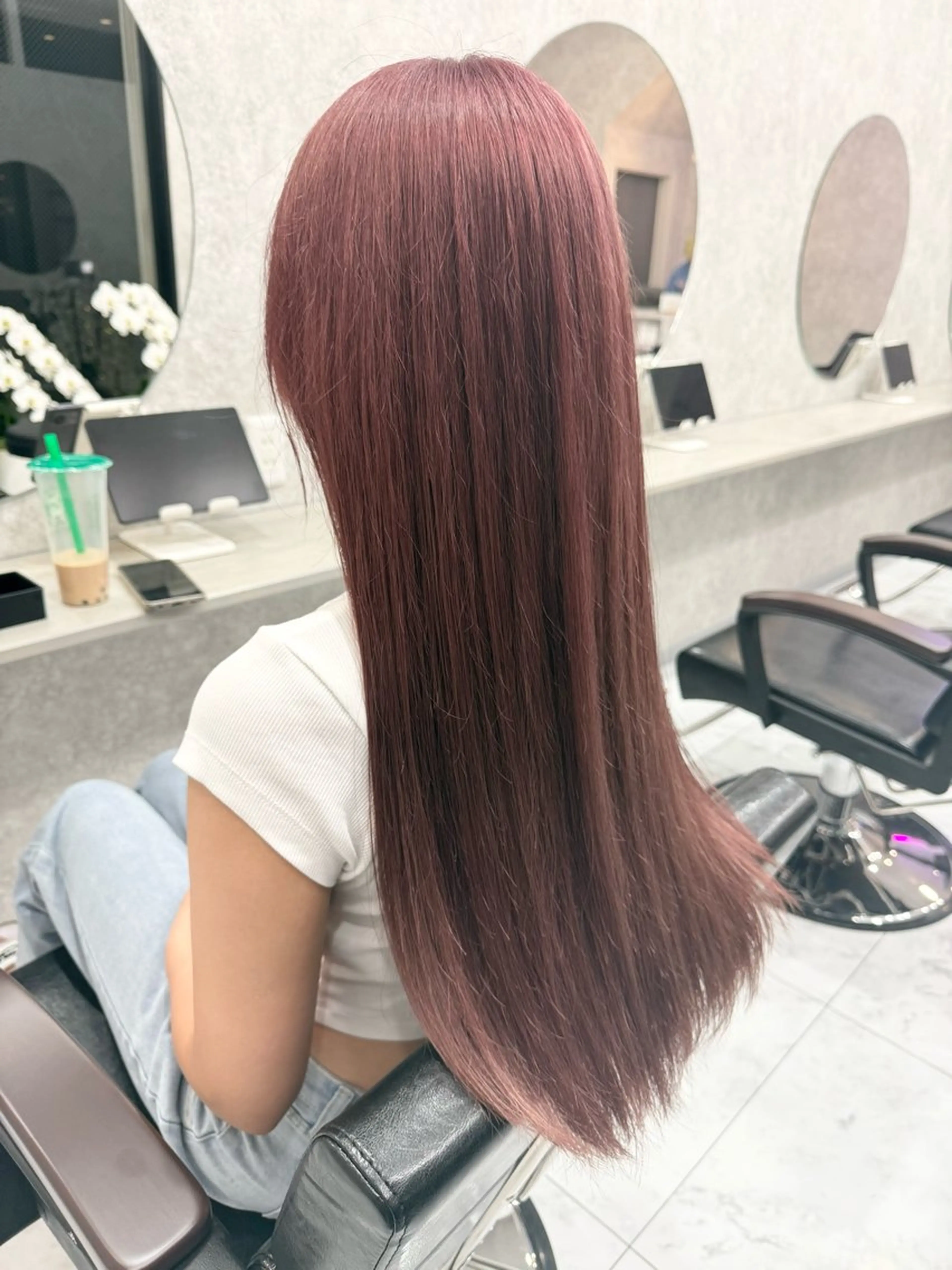 ロング カラー 🌺ハイトーン🌺 矢葺 なぎさ🌺🌺のヘアスタイル