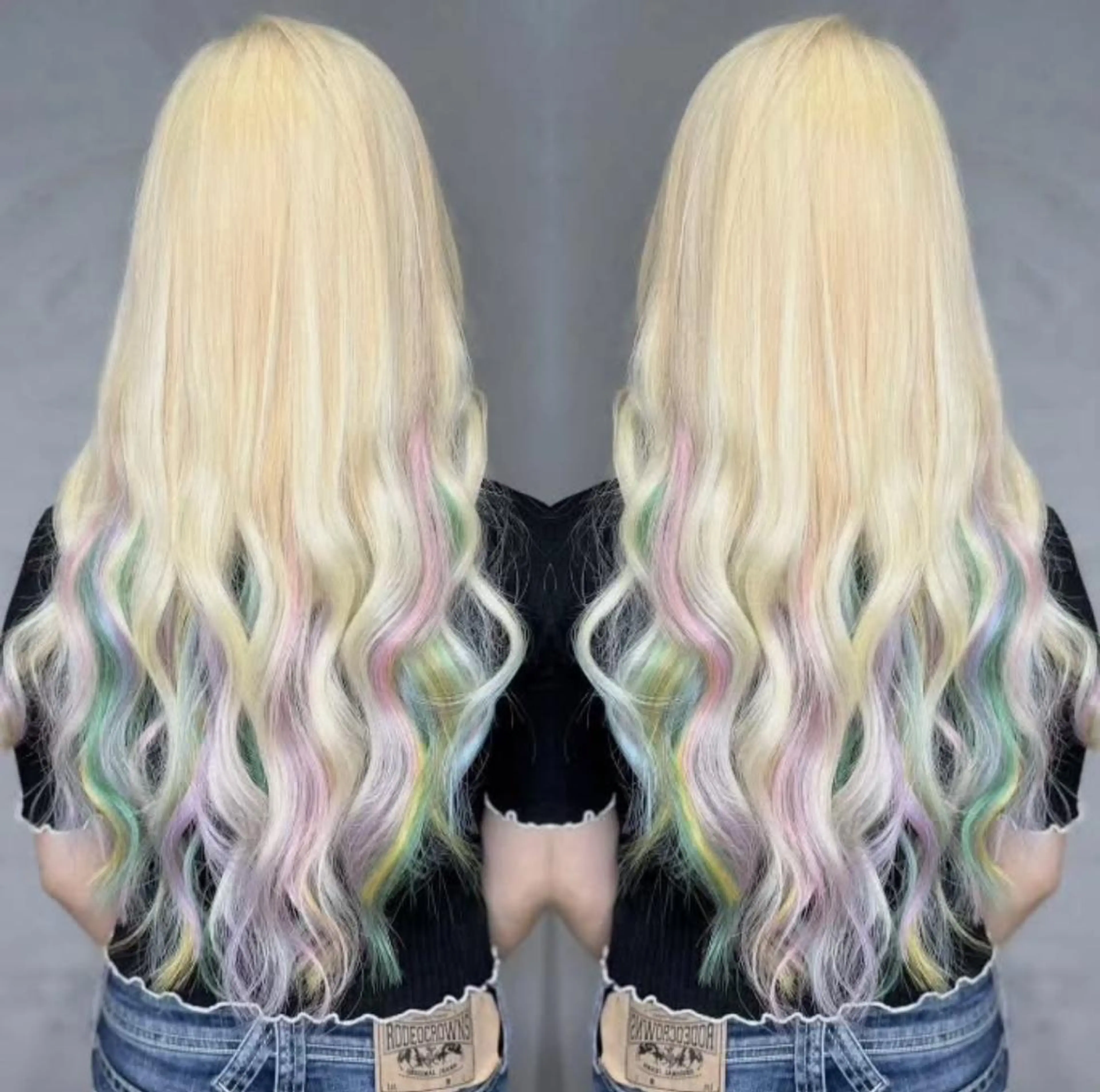 カラー ヘアアレンジ メンズ エクステ ♡SNSで大バズり♡ コリアン羽エクステ◎のヘアスタイル