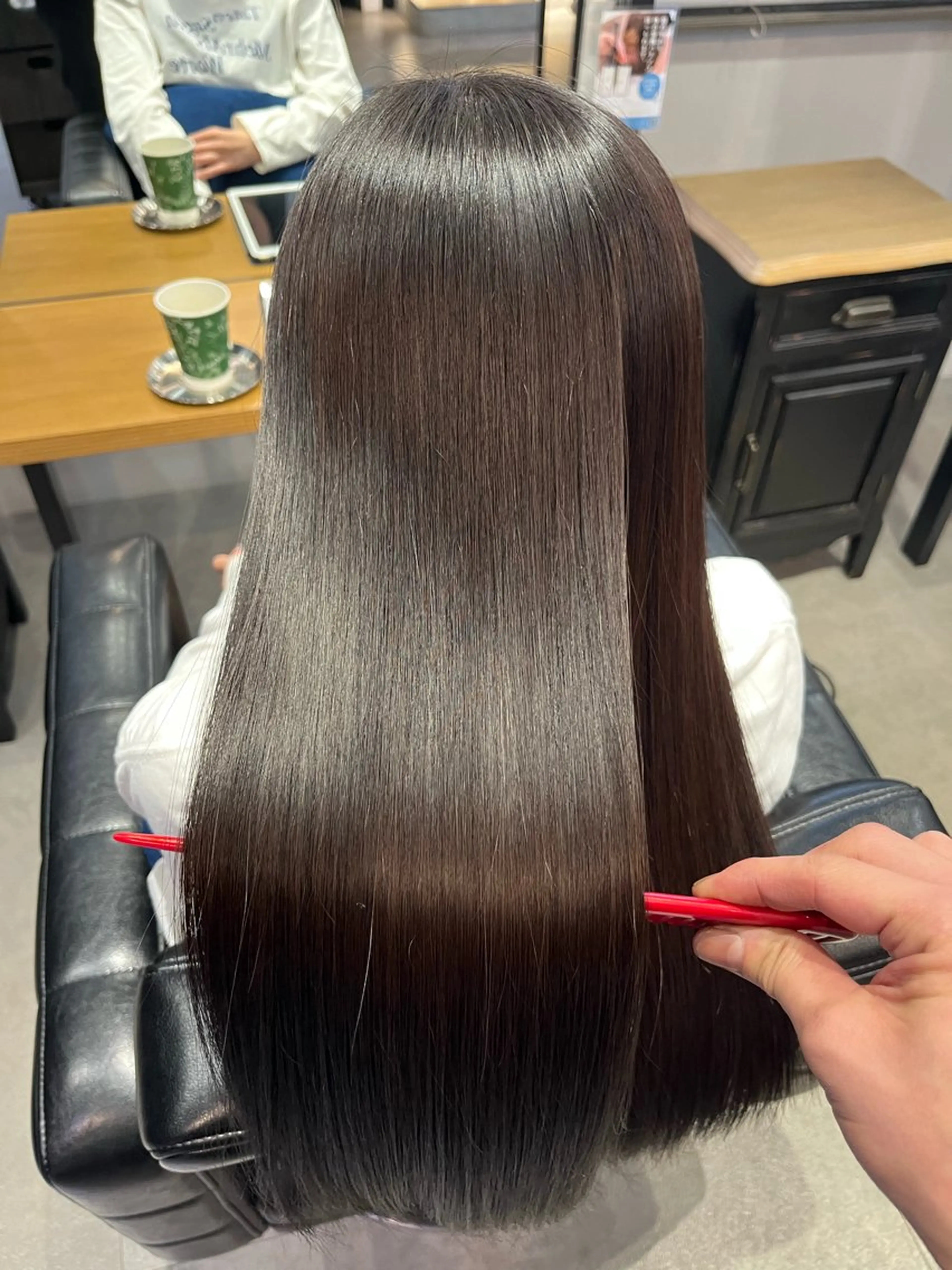 最上位コース髪質改善極みカラーエステ（カットなし）の写真
