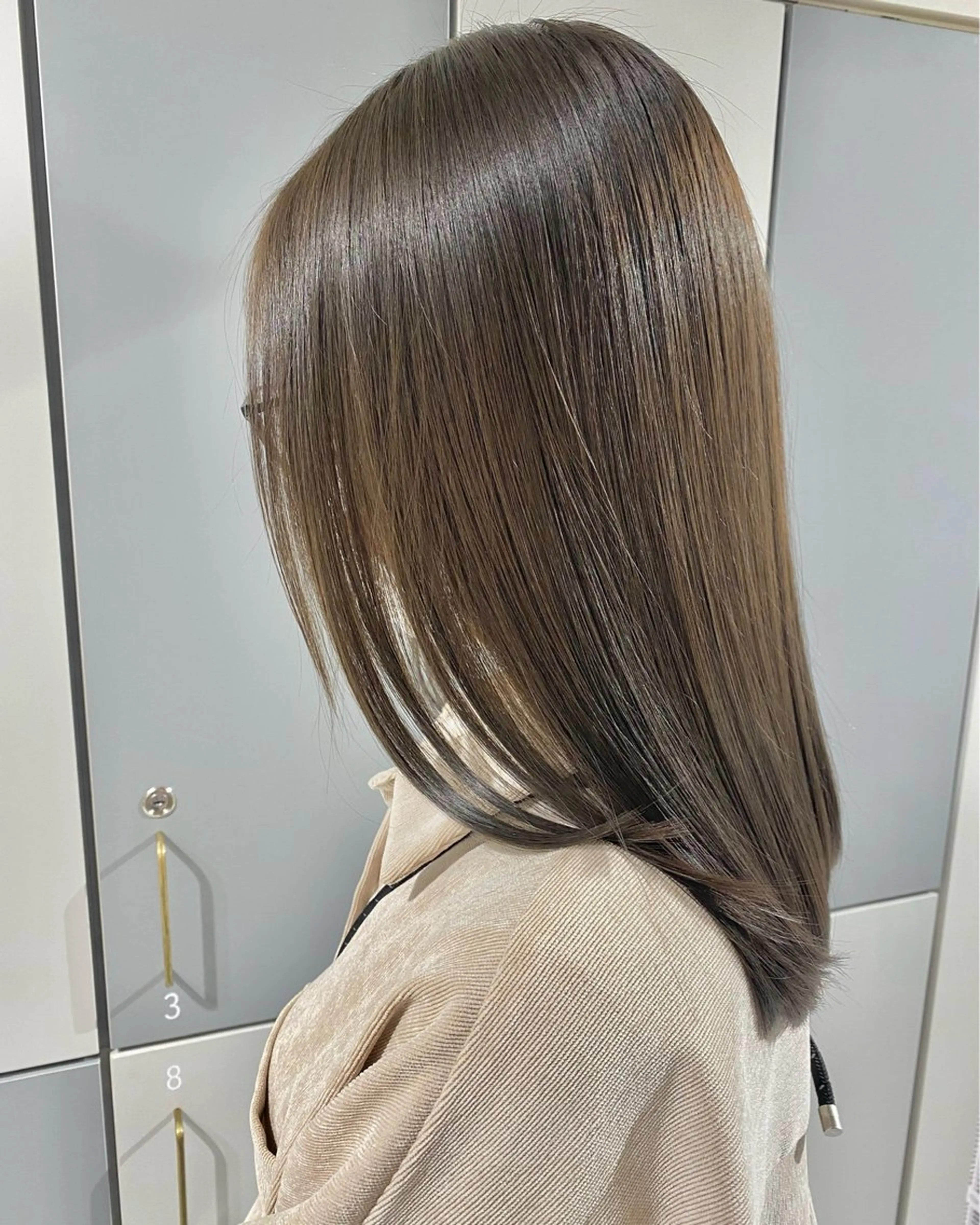 ミディアム カラー カット ヘアカラー トリートメント LOVESTOIKE 堂本のヘアスタイル