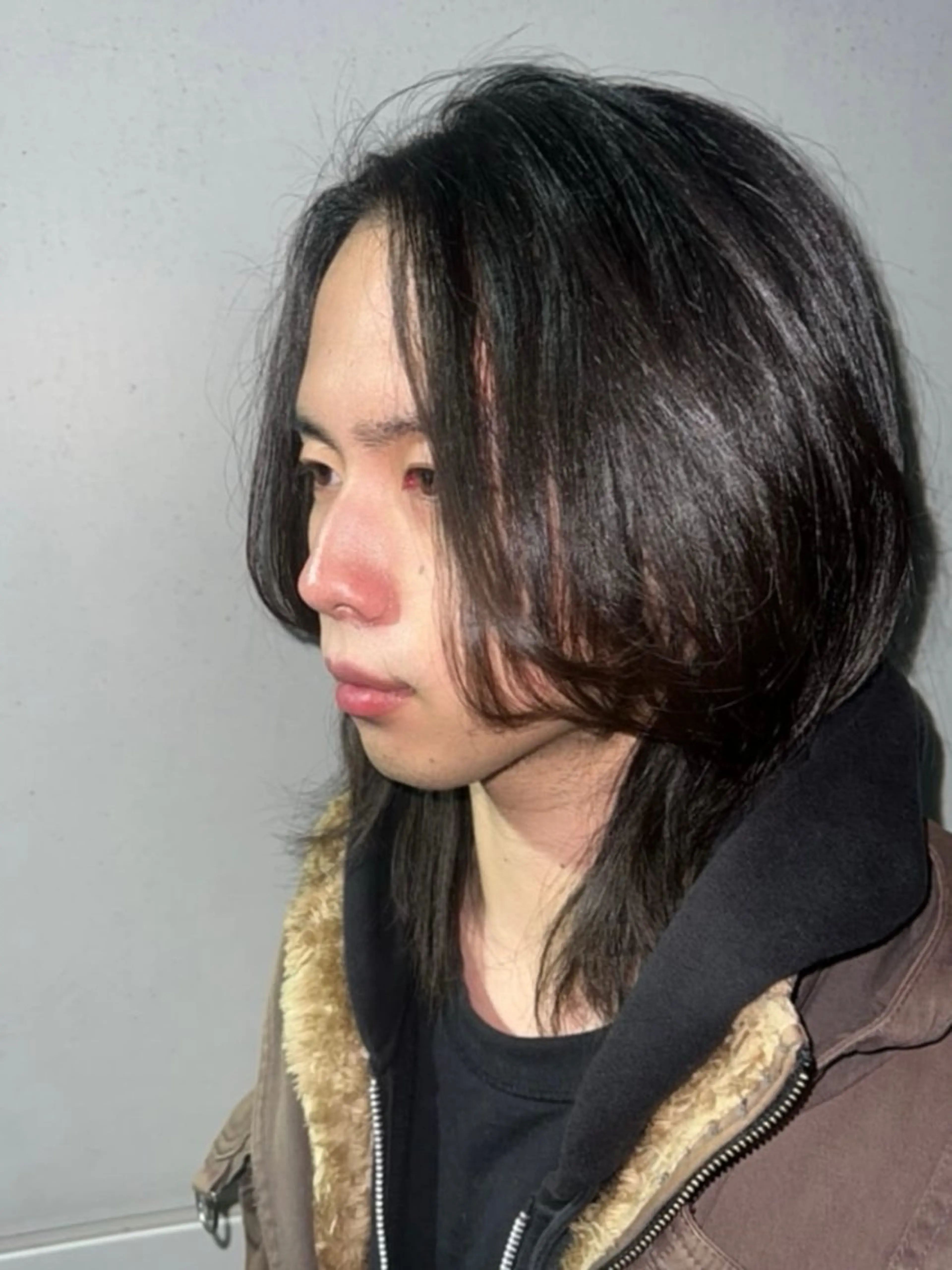 ミディアム メンズ 小野 眞白のヘアスタイル