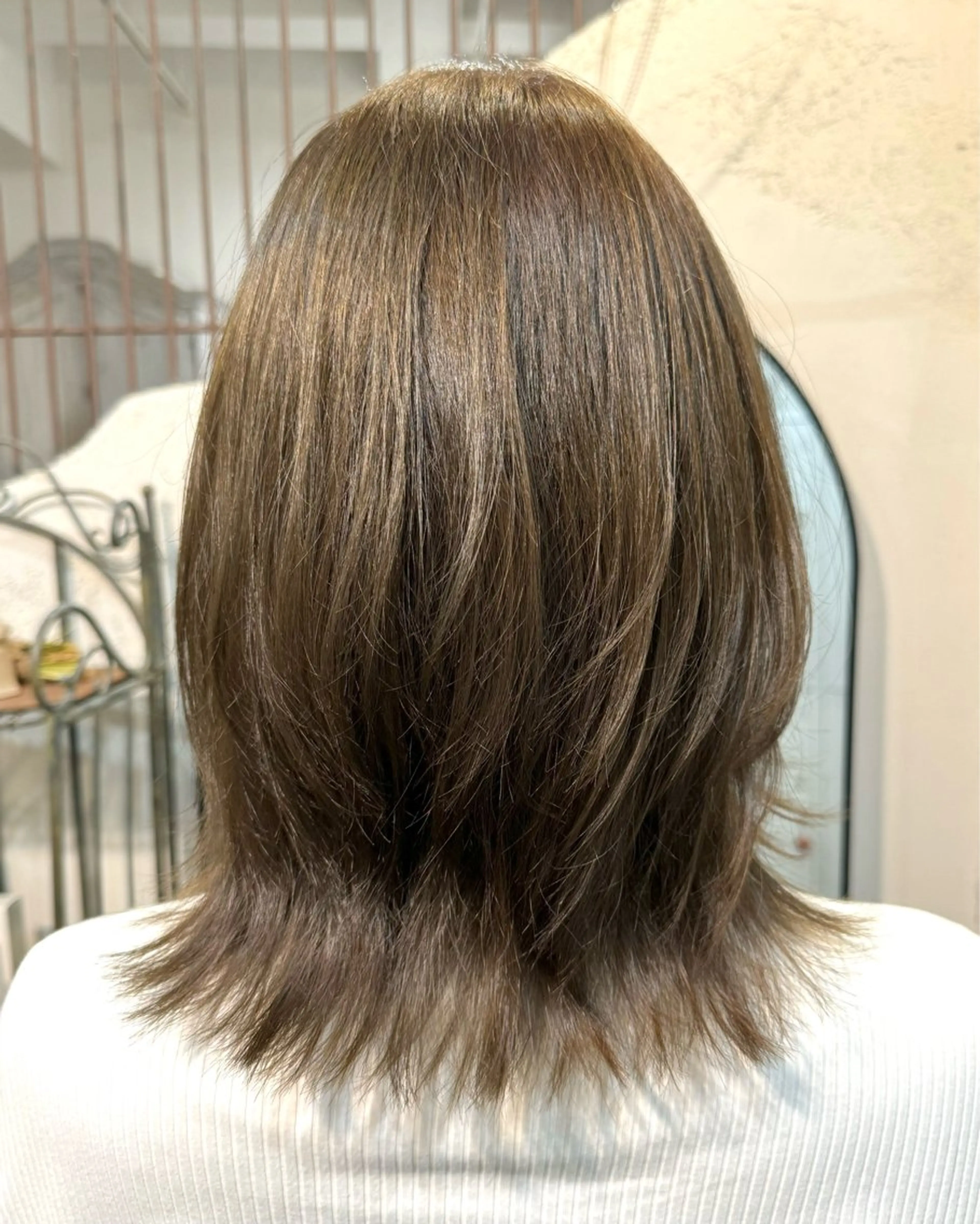 ミディアム くびれヘア くびれレイヤー レイヤーカット カット ヘアカラー トリートメント 🔆髪質改善 透明感 カラー🔆佐々木貴仁のヘアスタイル