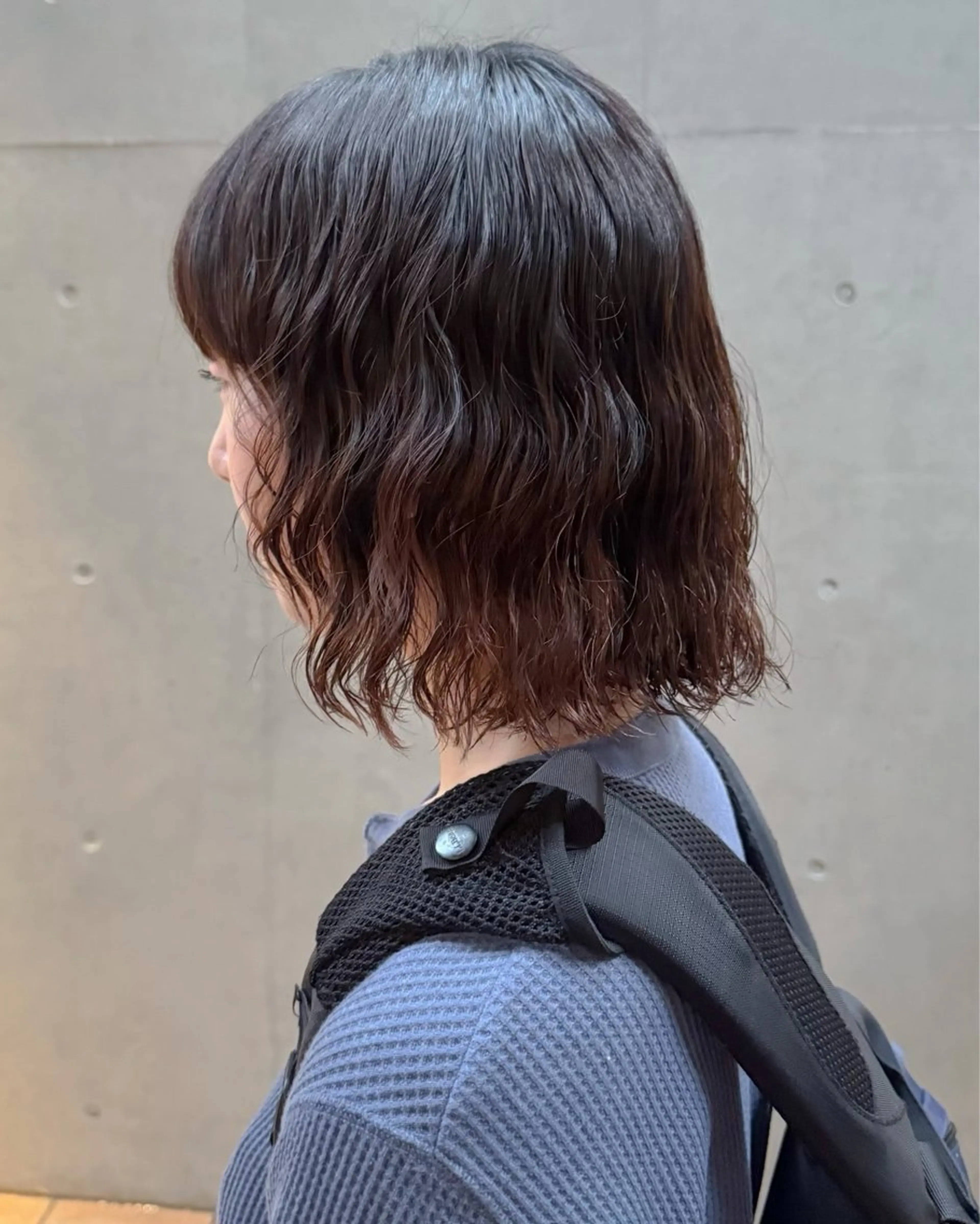 ショート カラー パーマ カット パーマ 大橋 芽衣のヘアスタイル