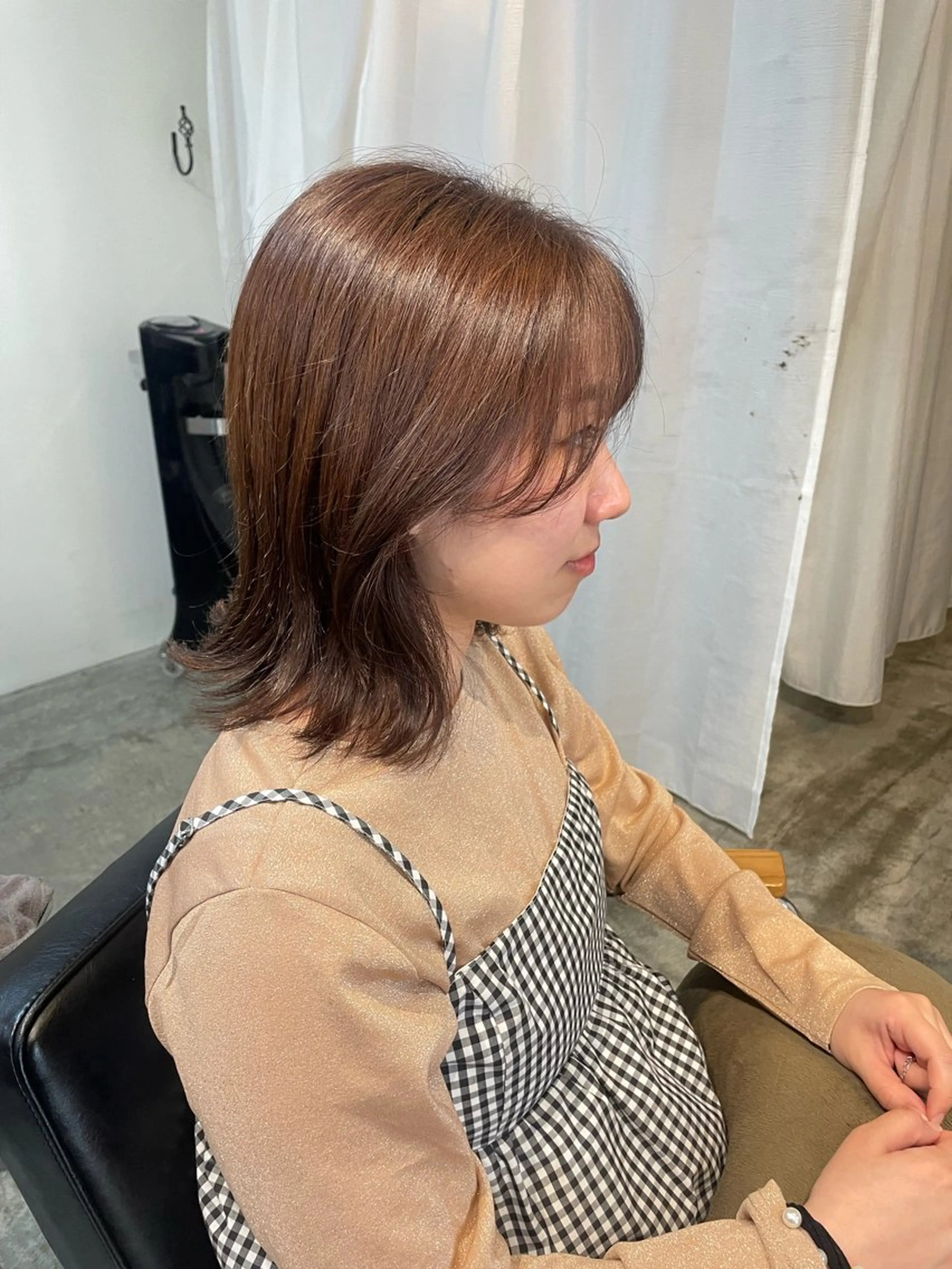 ミディアム 顔周りカット 🎀サヤカ🎀のヘアスタイル