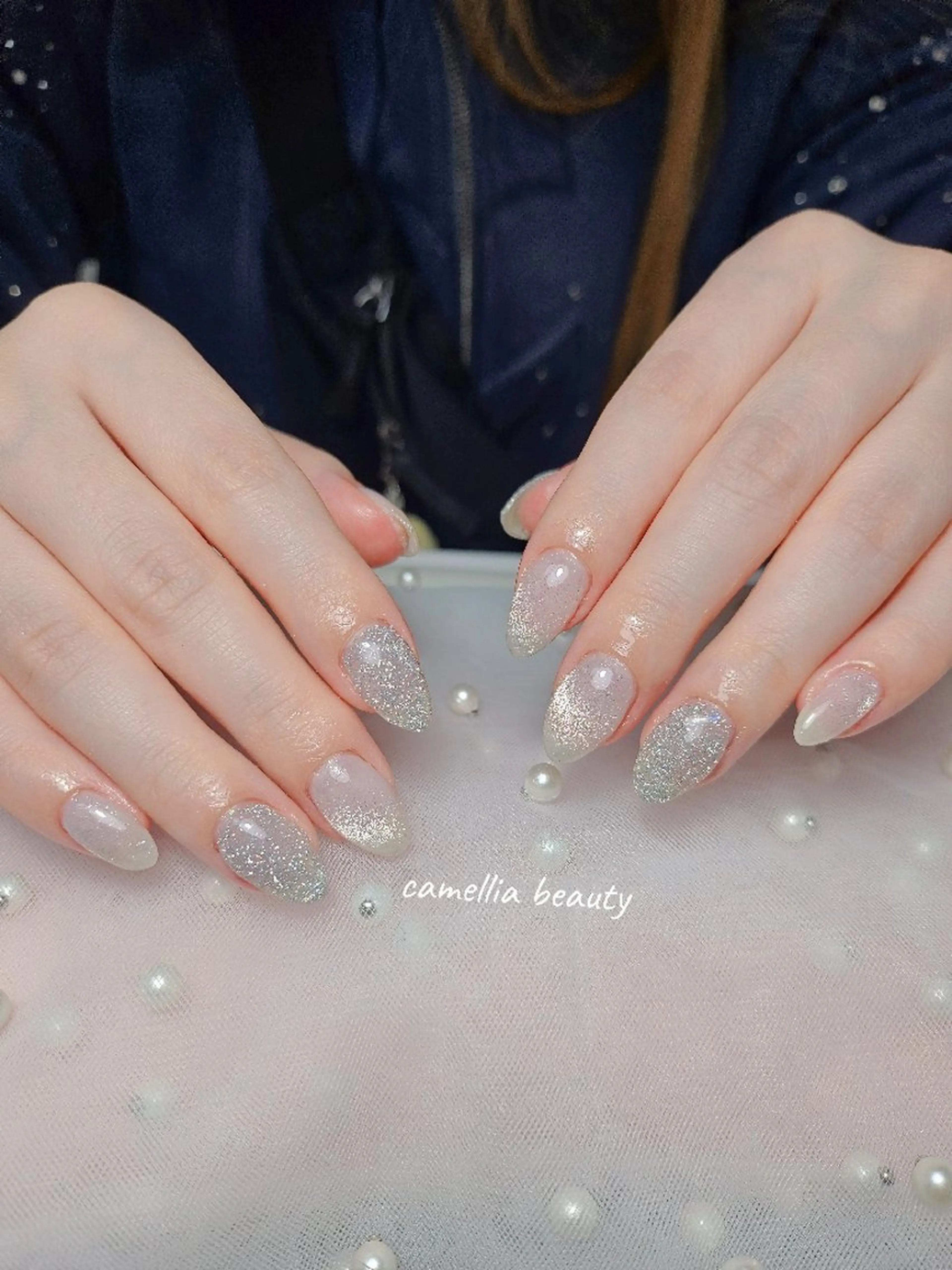 ネイル フラッシュネイル マグネットネイル be nail所属・CAMELLIA  NAILサロン新松戸のネイルデザイン