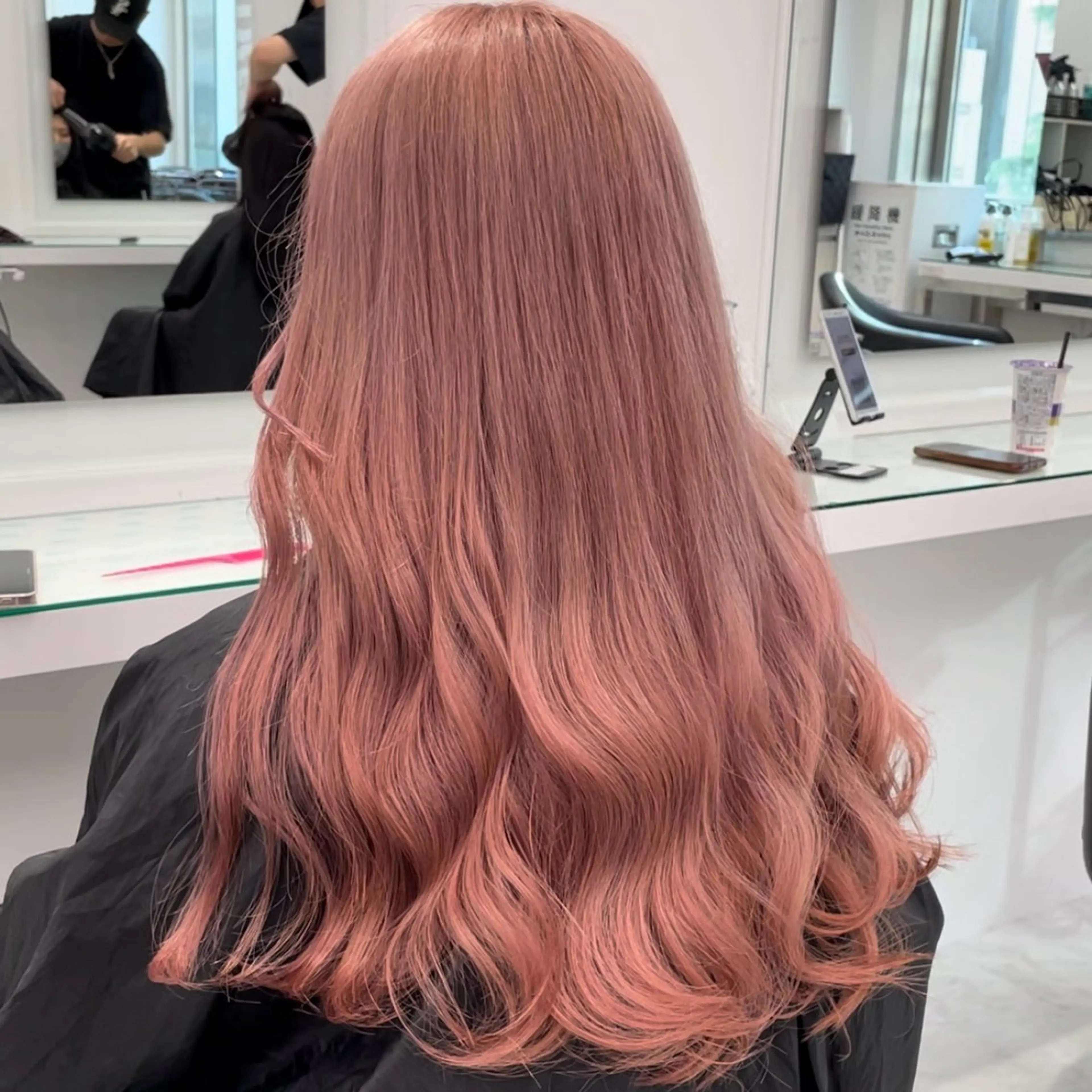 ロング カラー ヘアアレンジ ヘアカラー トリートメント ヘッドスパ ヘアセット ハイトーン艶カラー 🤍ゆうひのヘアスタイル