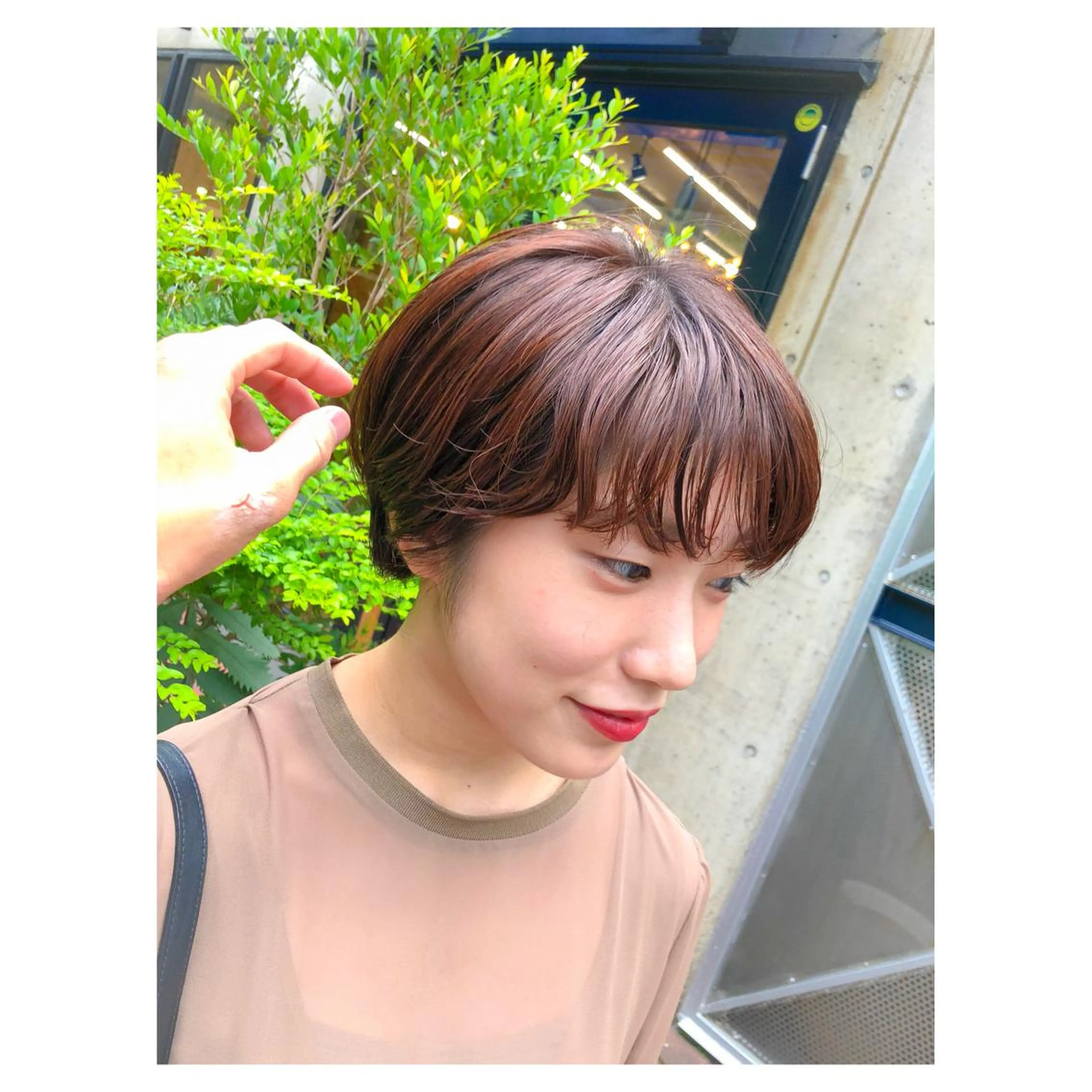 ショート カラー パーマ カット ヘアカラー トリートメント ヘアセット センスをお届けします 大谷将生infpのヘアスタイル