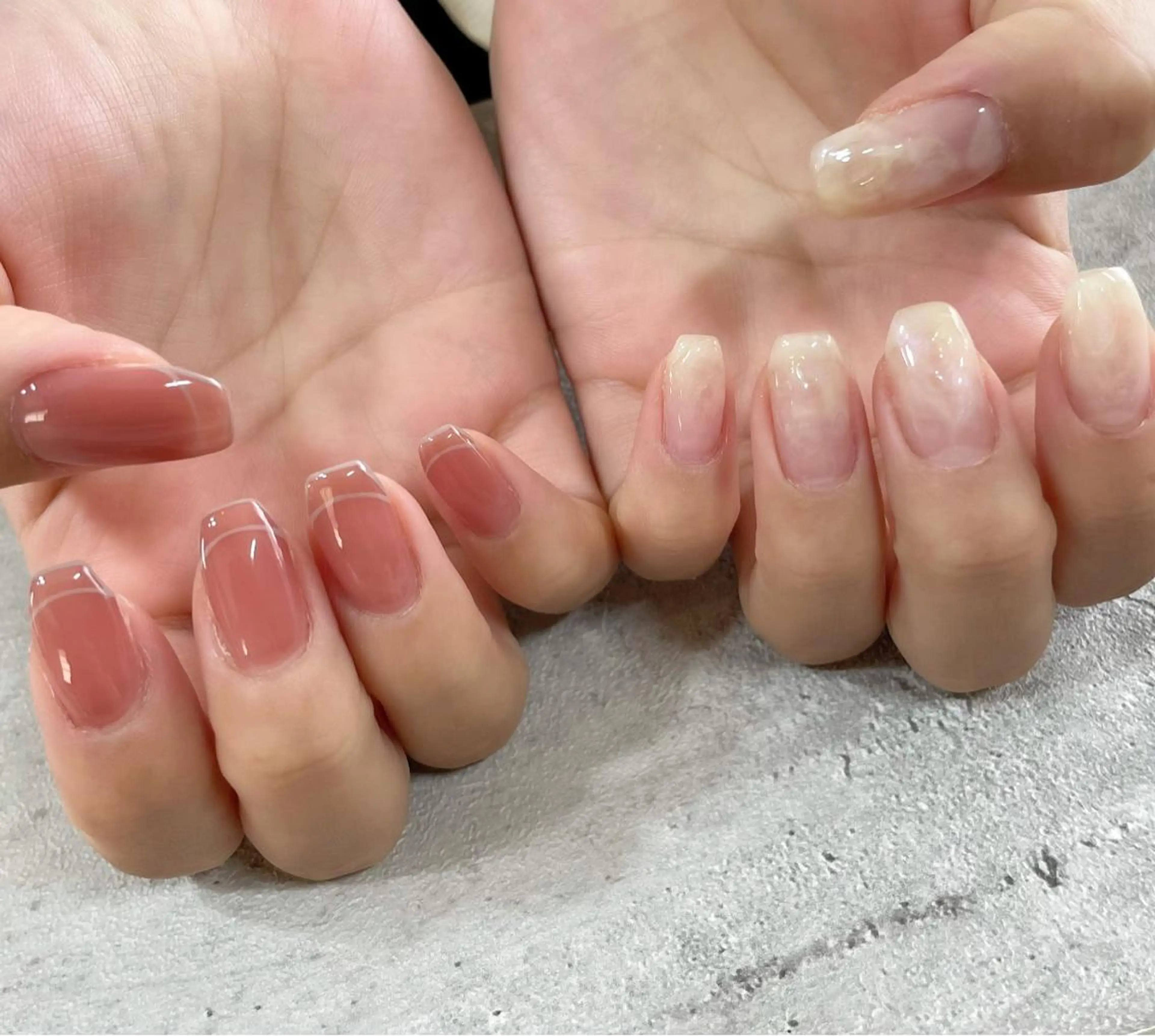 ネイル ジェルネイル 東 千夏のネイルデザイン