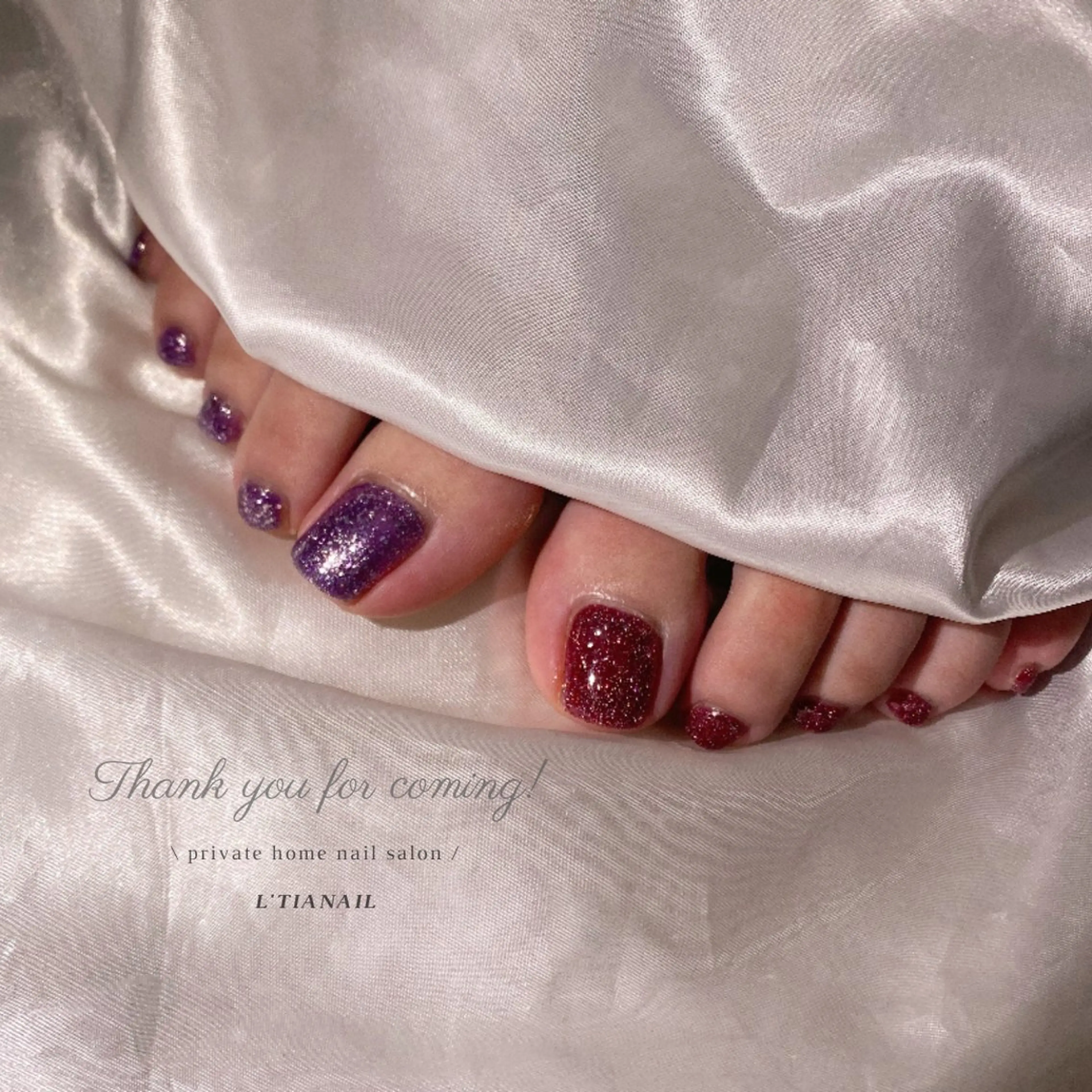 🩶 フットワンカラー【ﾗﾒも可能】の写真