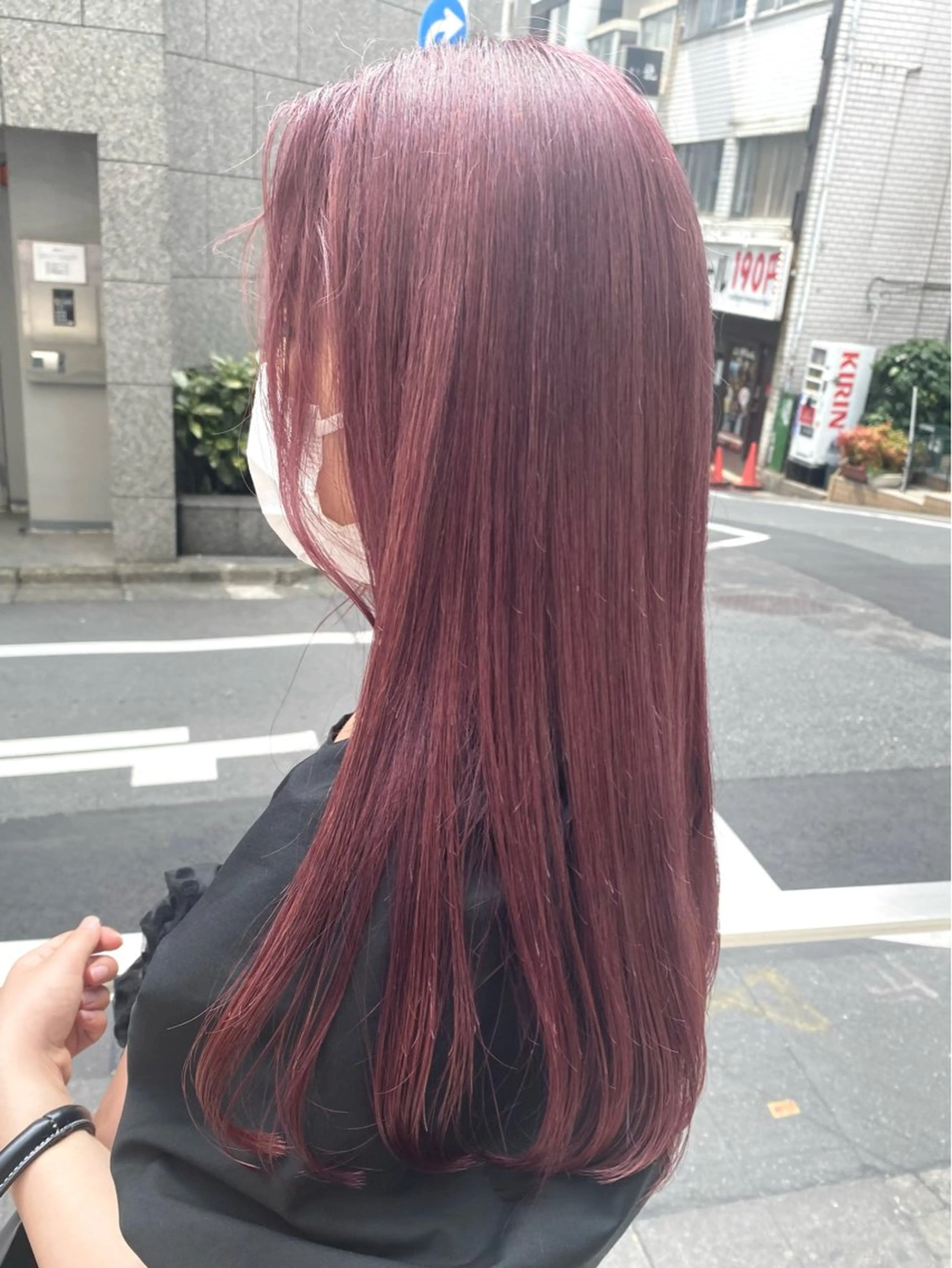 ロング カラー ブリーチ ラベンダーカラー ピンクカラー ピンクラベンダー LATTE所属・𝑺𝒂𝒌𝒊 🩶マンツーマン施術のヘアスタイル