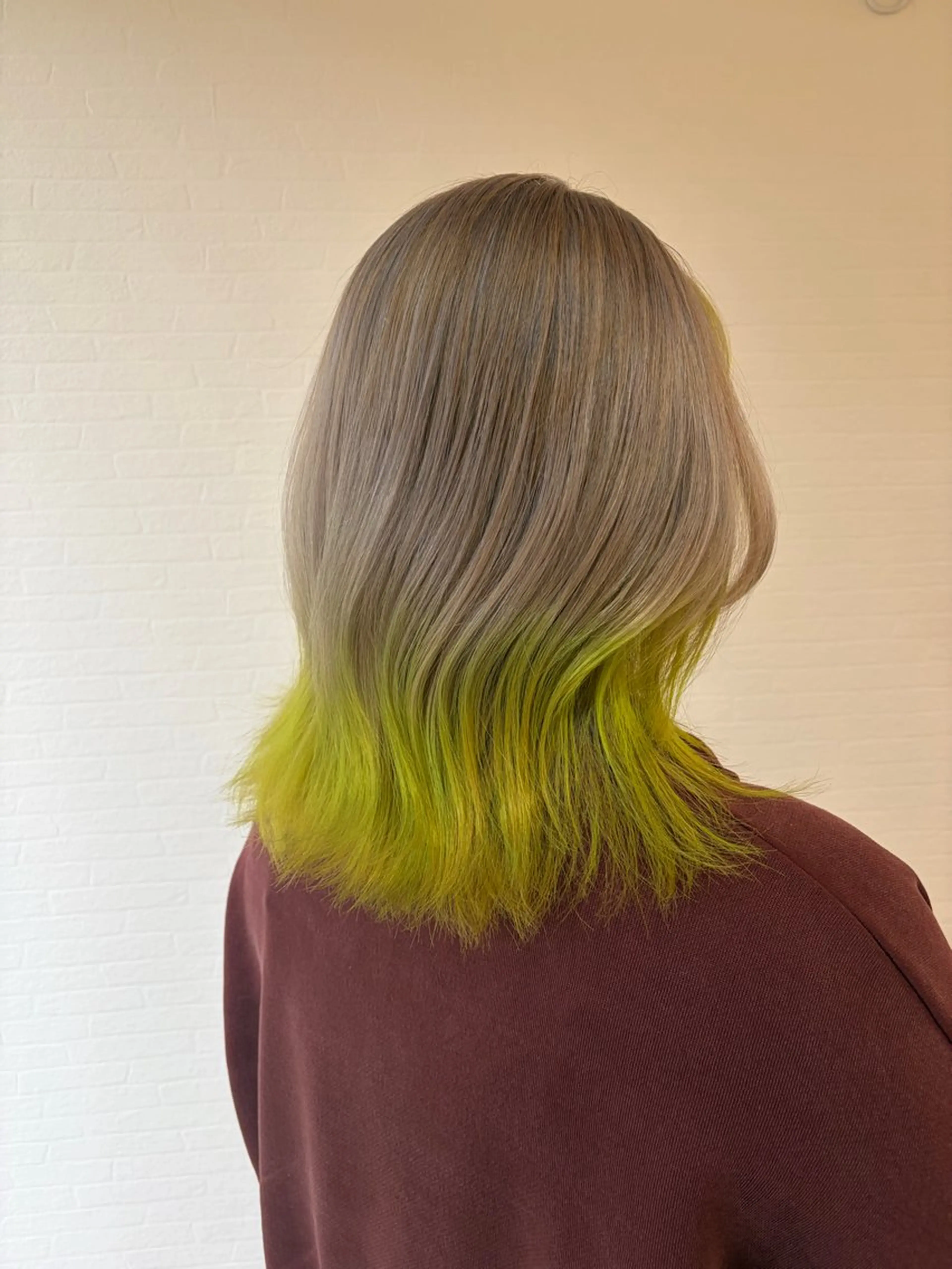 カラー ブリーチ ヘアカラー 金森 実海のヘアスタイル