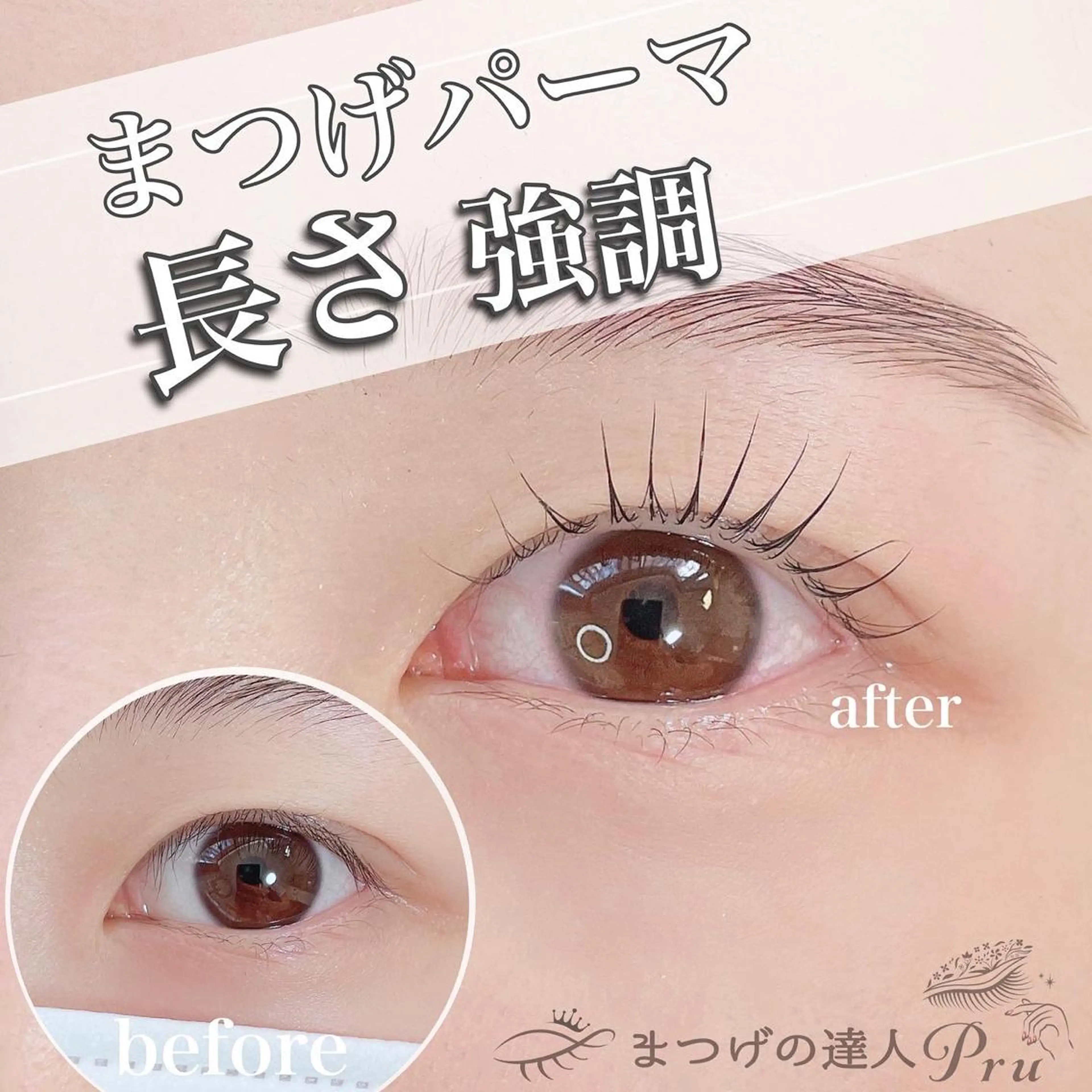 マツエク・マツパ まつげパーマ マツパ プル eyelashのマツエク・マツパデザイン