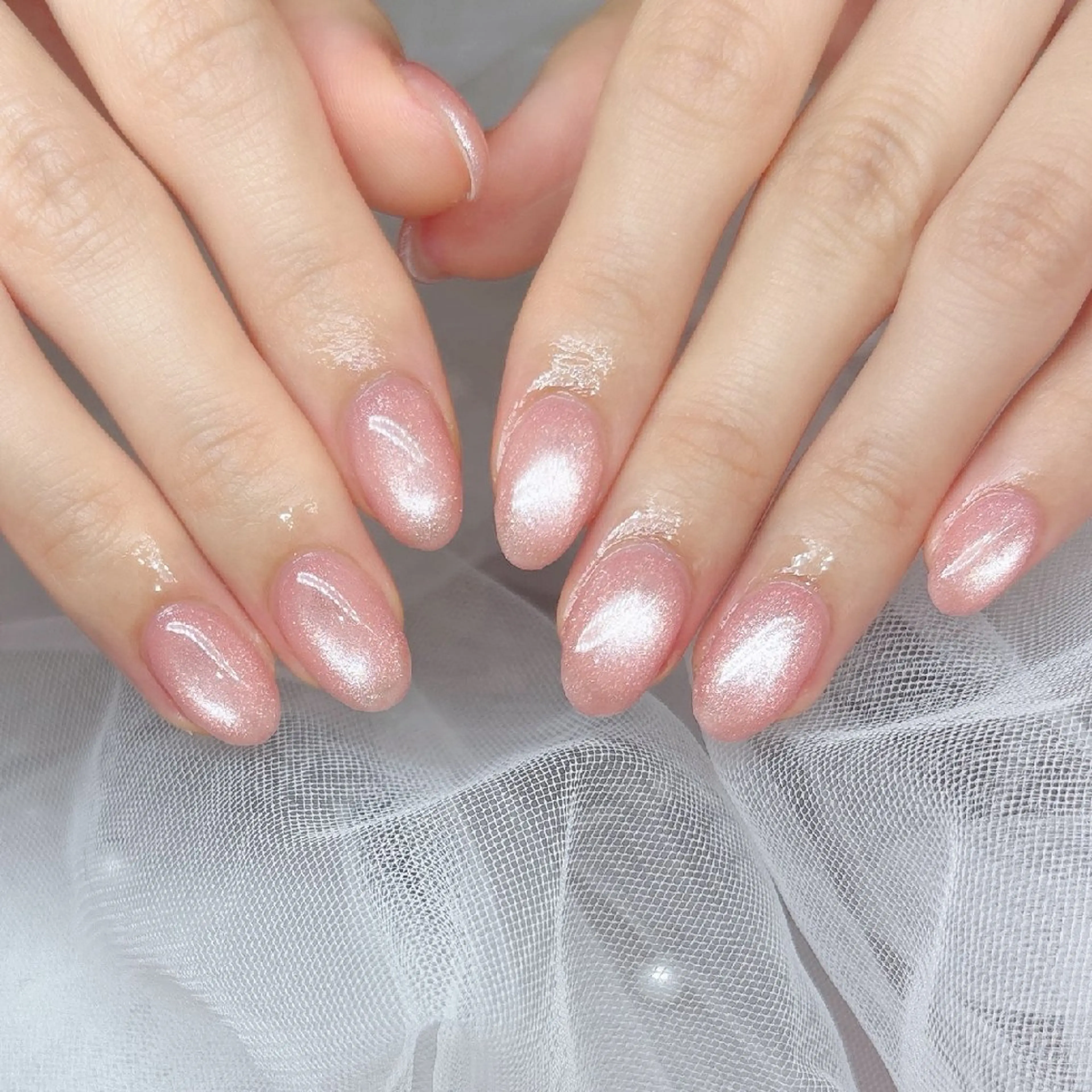 ネイル ピンク シンプルネイル ハンドネイル フットネイル ハンドケア 心斎橋Salon Epokkuのネイルデザイン