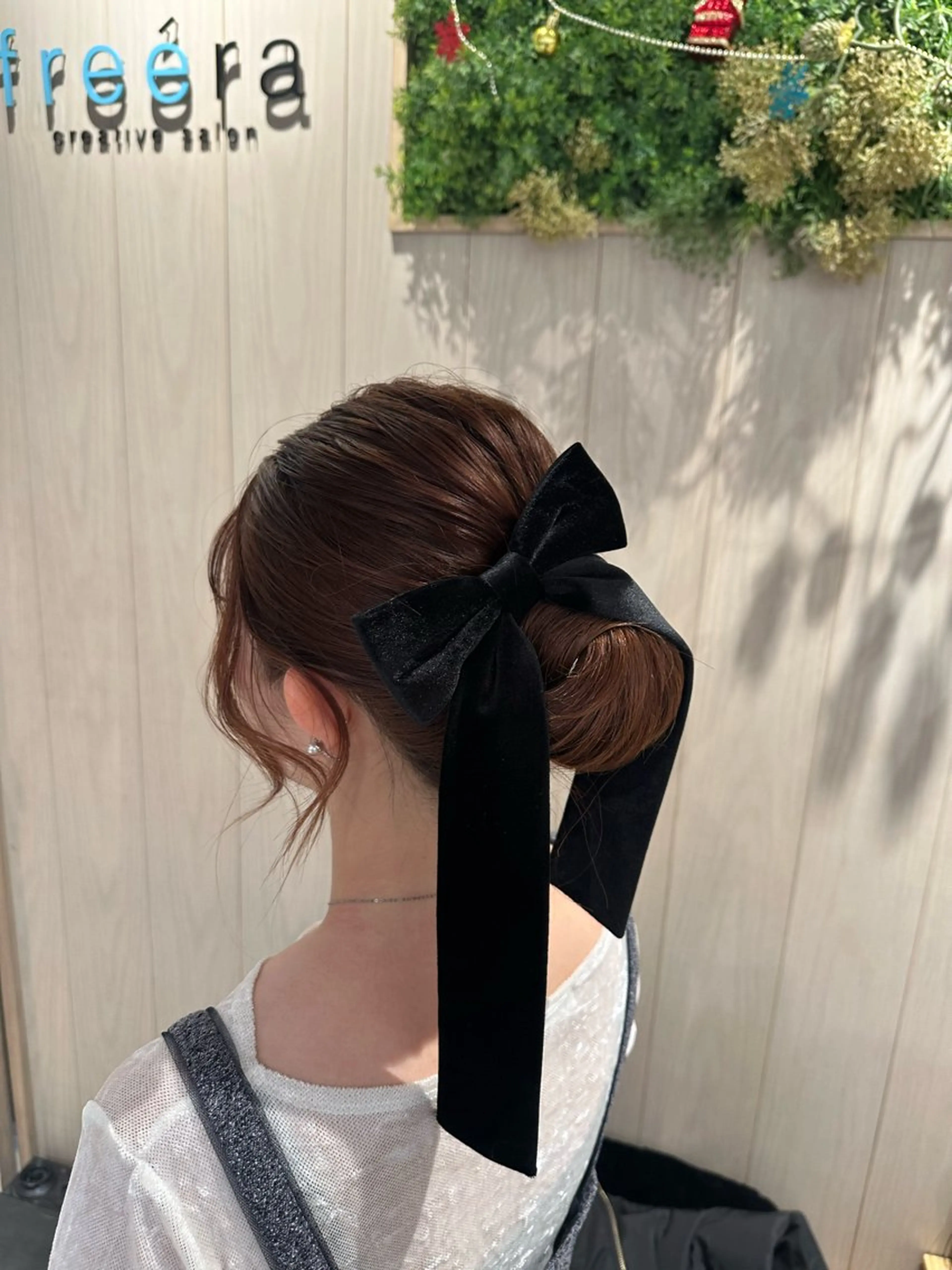 セミロング ヘアアレンジ 🖤KURUMI🖤 潤艶・髪質改善のヘアスタイル