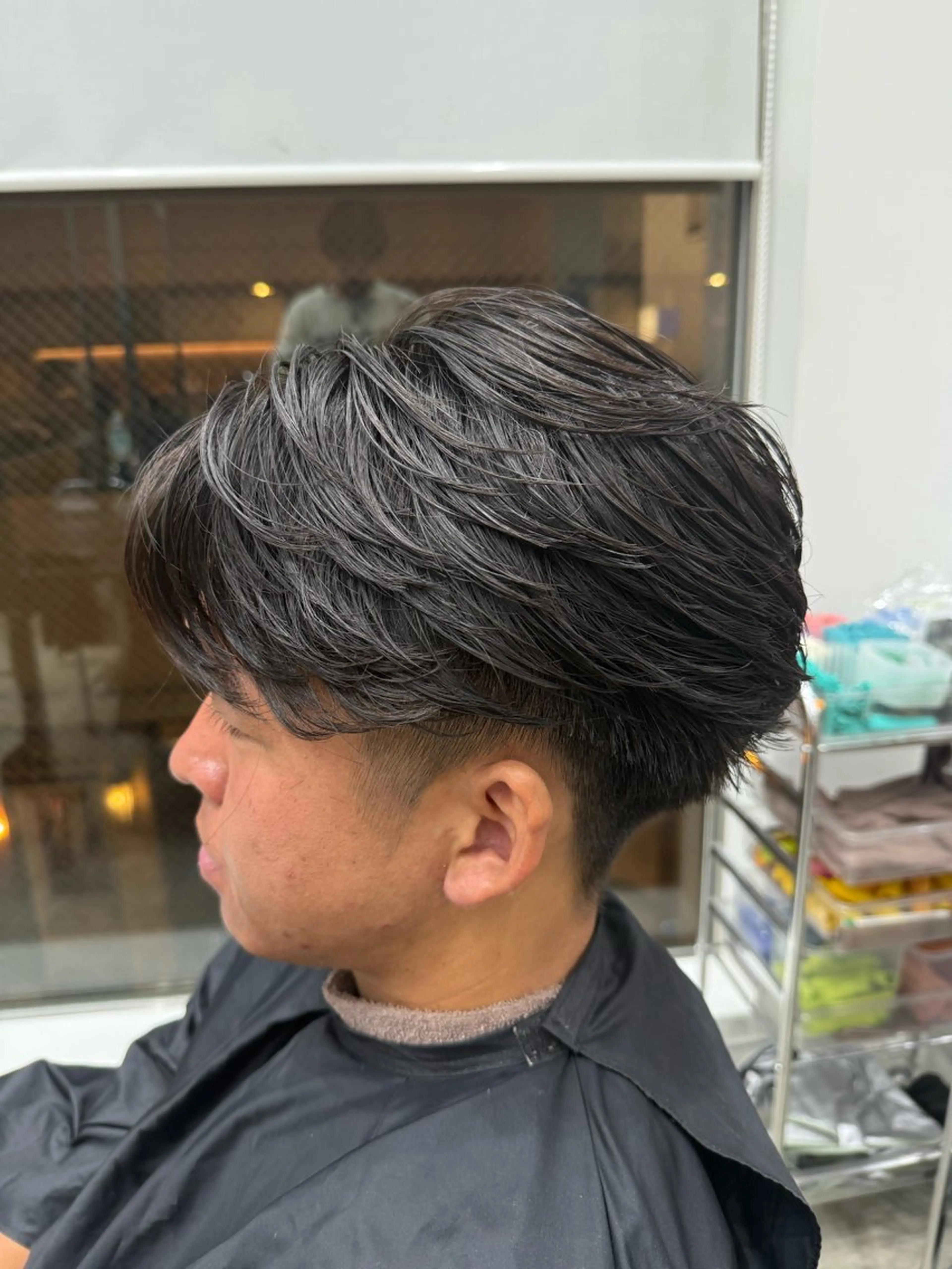 ショート パーマ メンズ カット パーマ fifth天神💥/ パーマ特化/浅井良汰のヘアスタイル