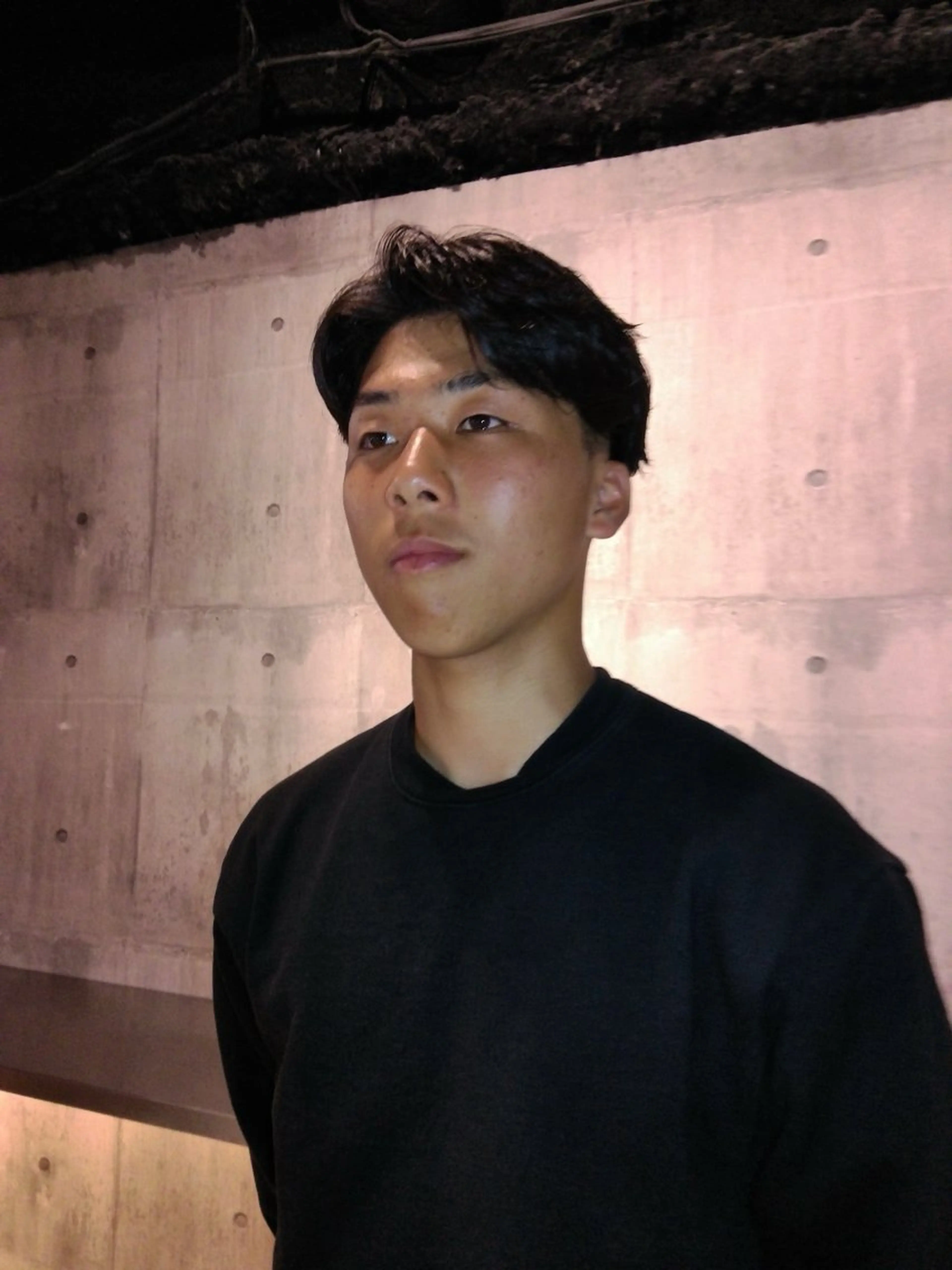 メンズ カット パーマ 窪田 力也のヘアスタイル