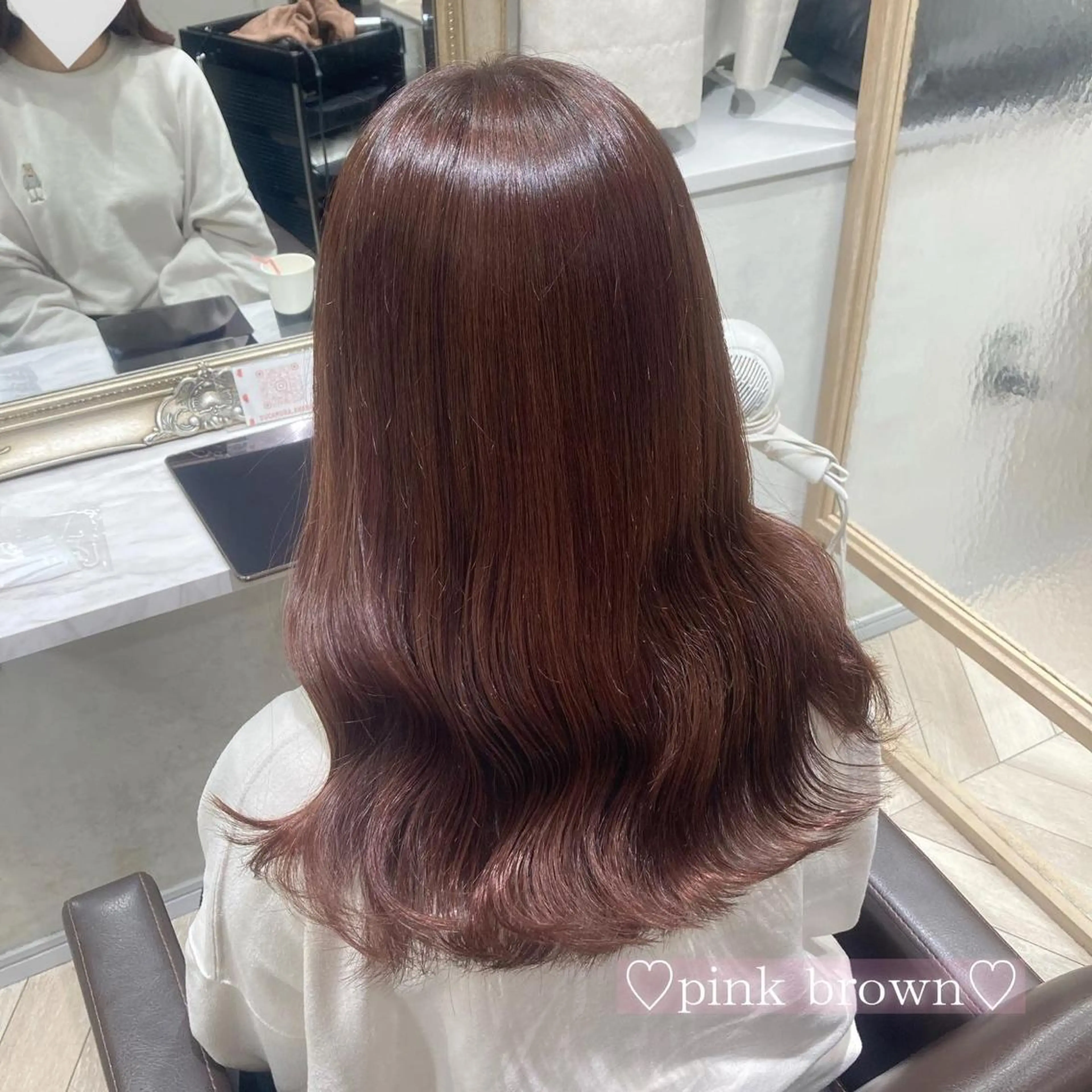 セミロング カラー 菅村 緋莉🎀ガーリーヘアのヘアスタイル