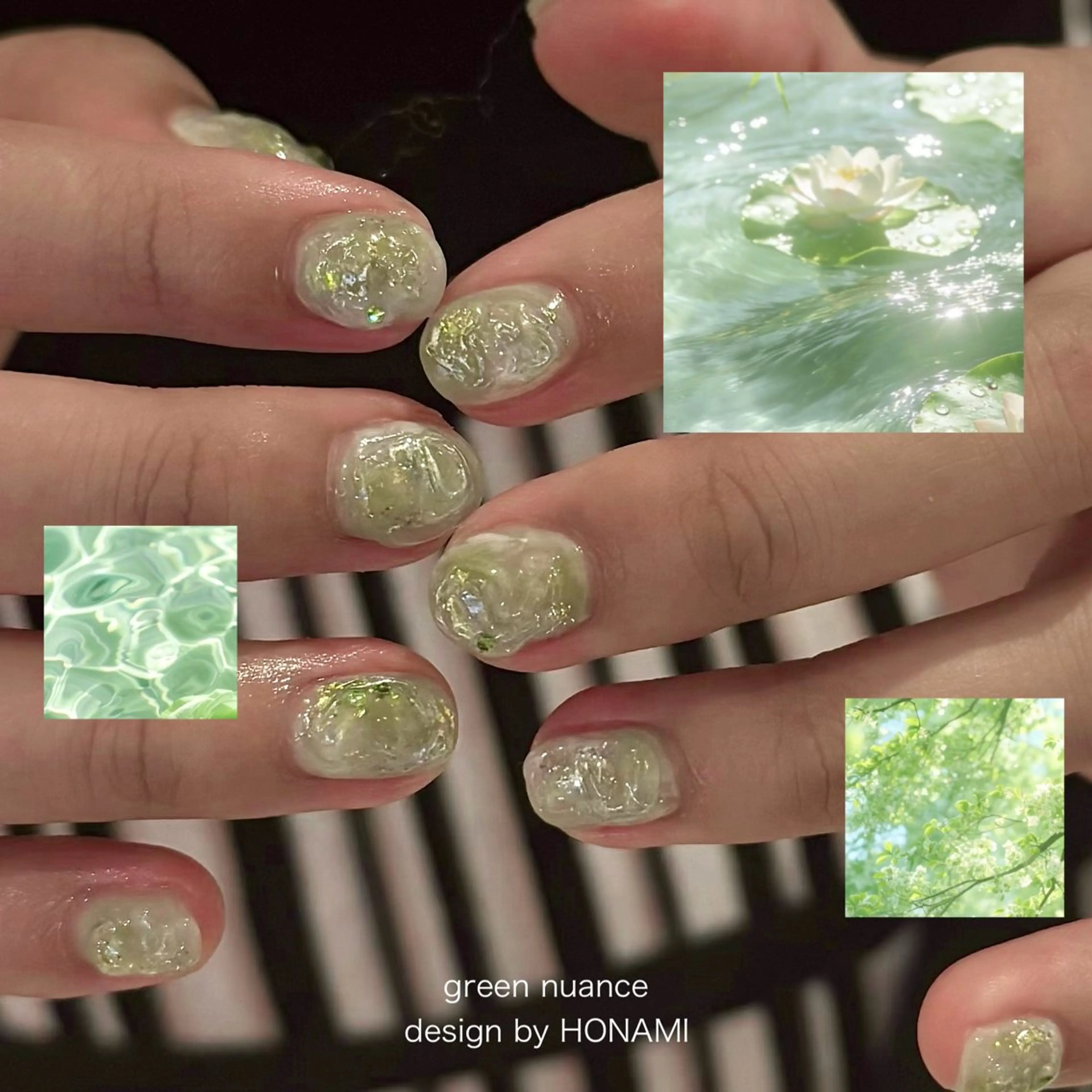 ネイル ニュアンスネイル ショートネイル 春ネイル HONAMI パラジェル専門店のネイルデザイン