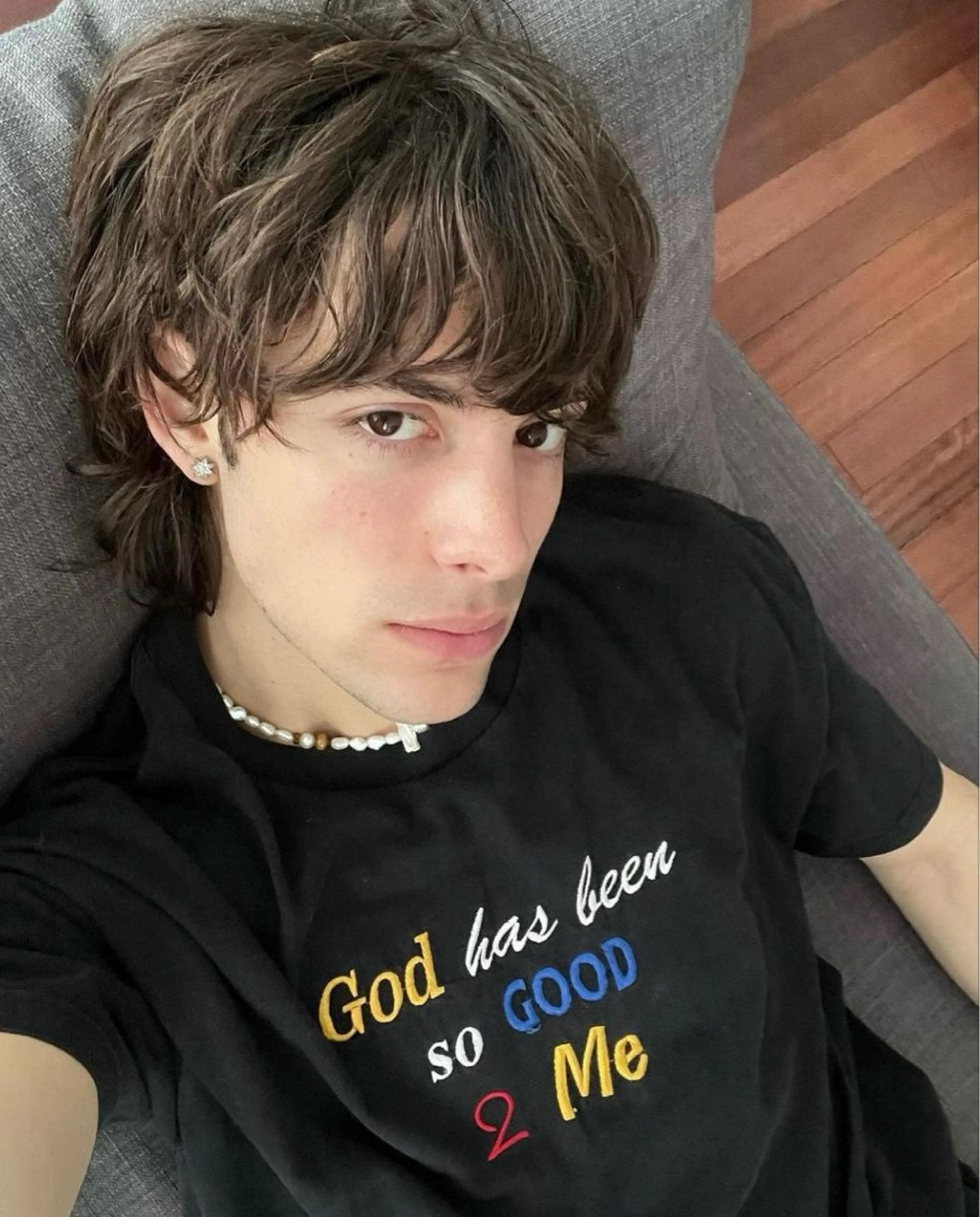 ミディアム パーマ メンズ fifth 庄子愛彩のヘアスタイル