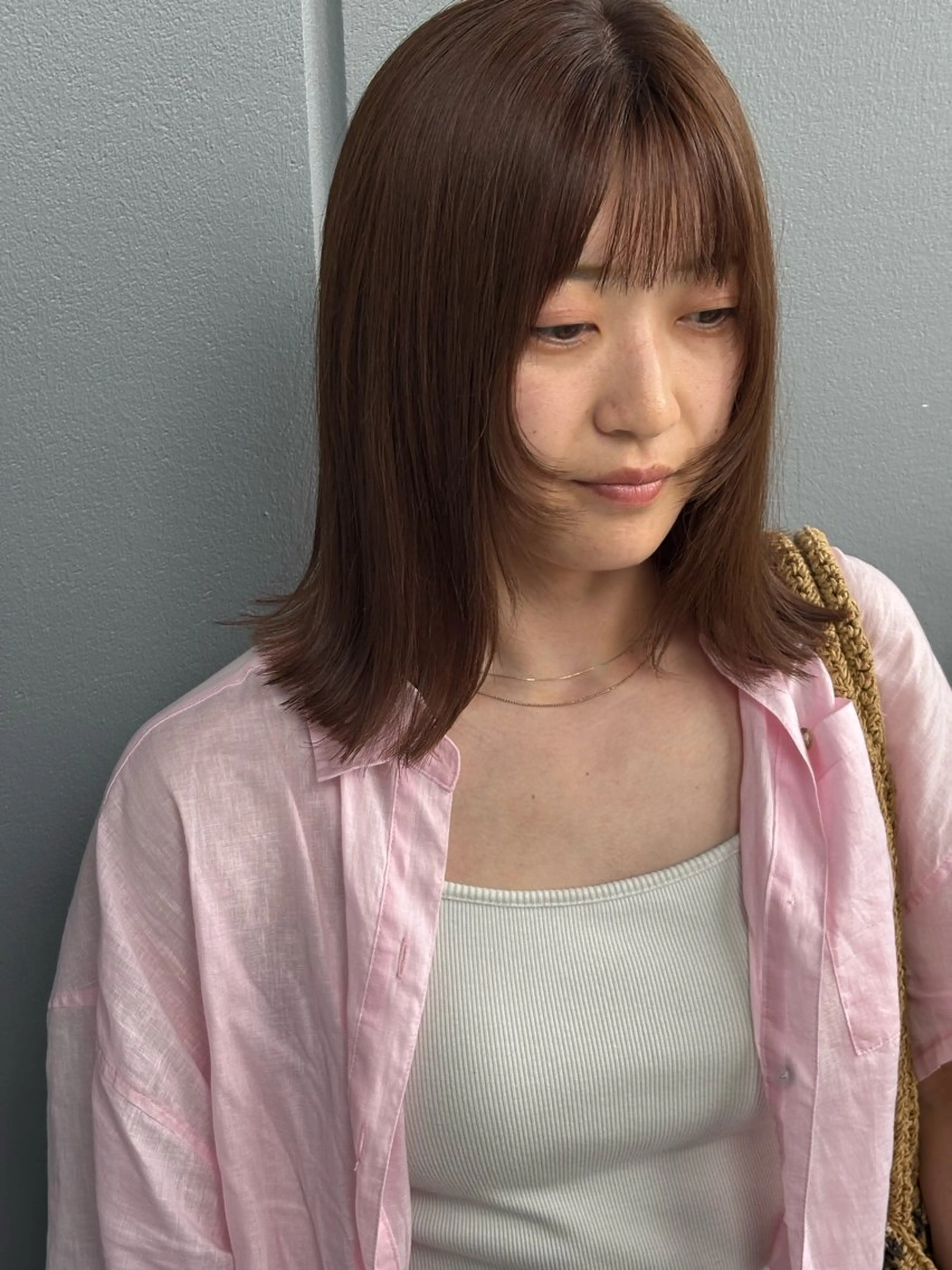 ミディアム カット トリートメント 伊藤 優花のヘアスタイル