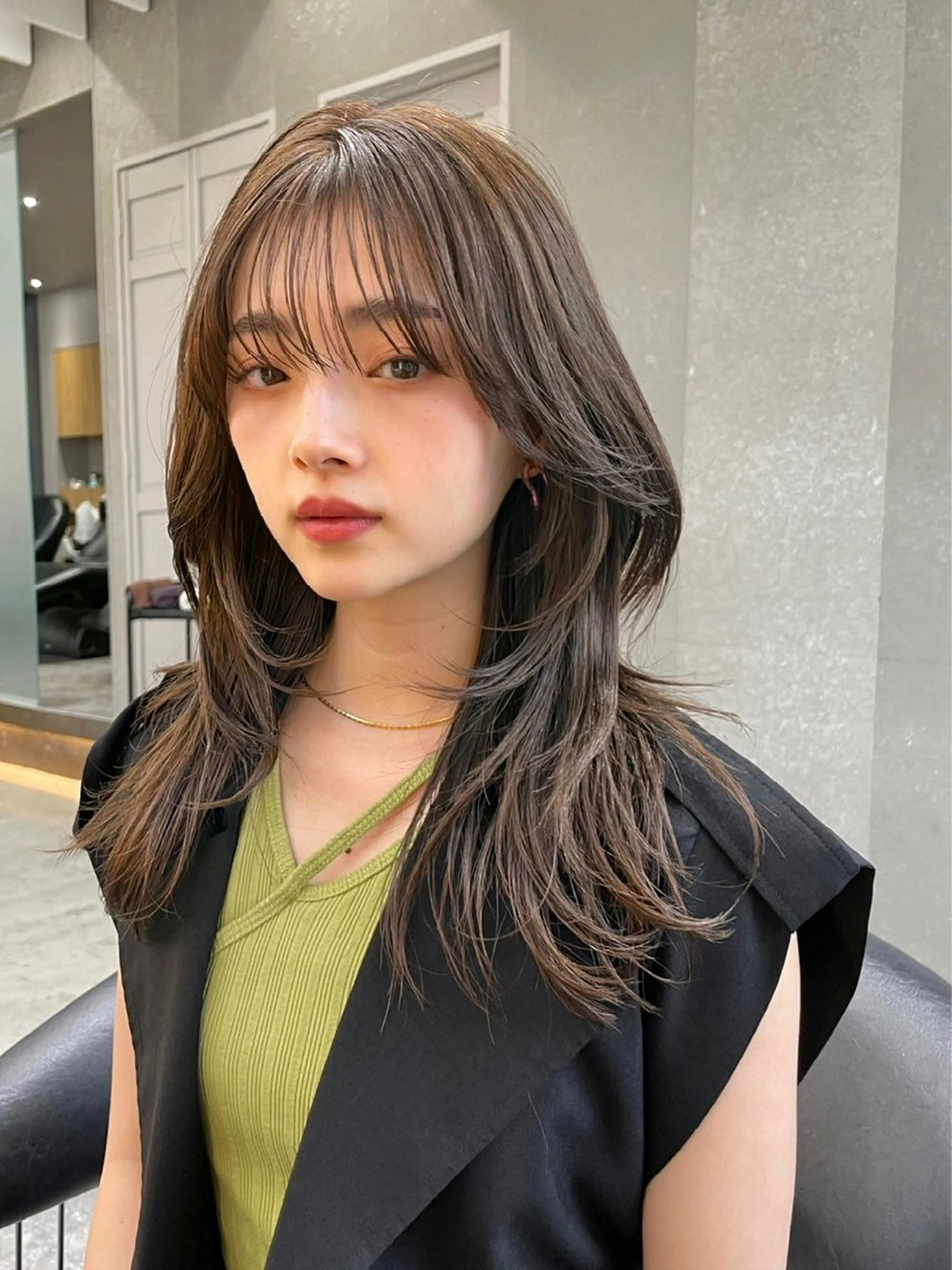 セミロング Misaki /ボブ/縮毛矯正のヘアスタイル