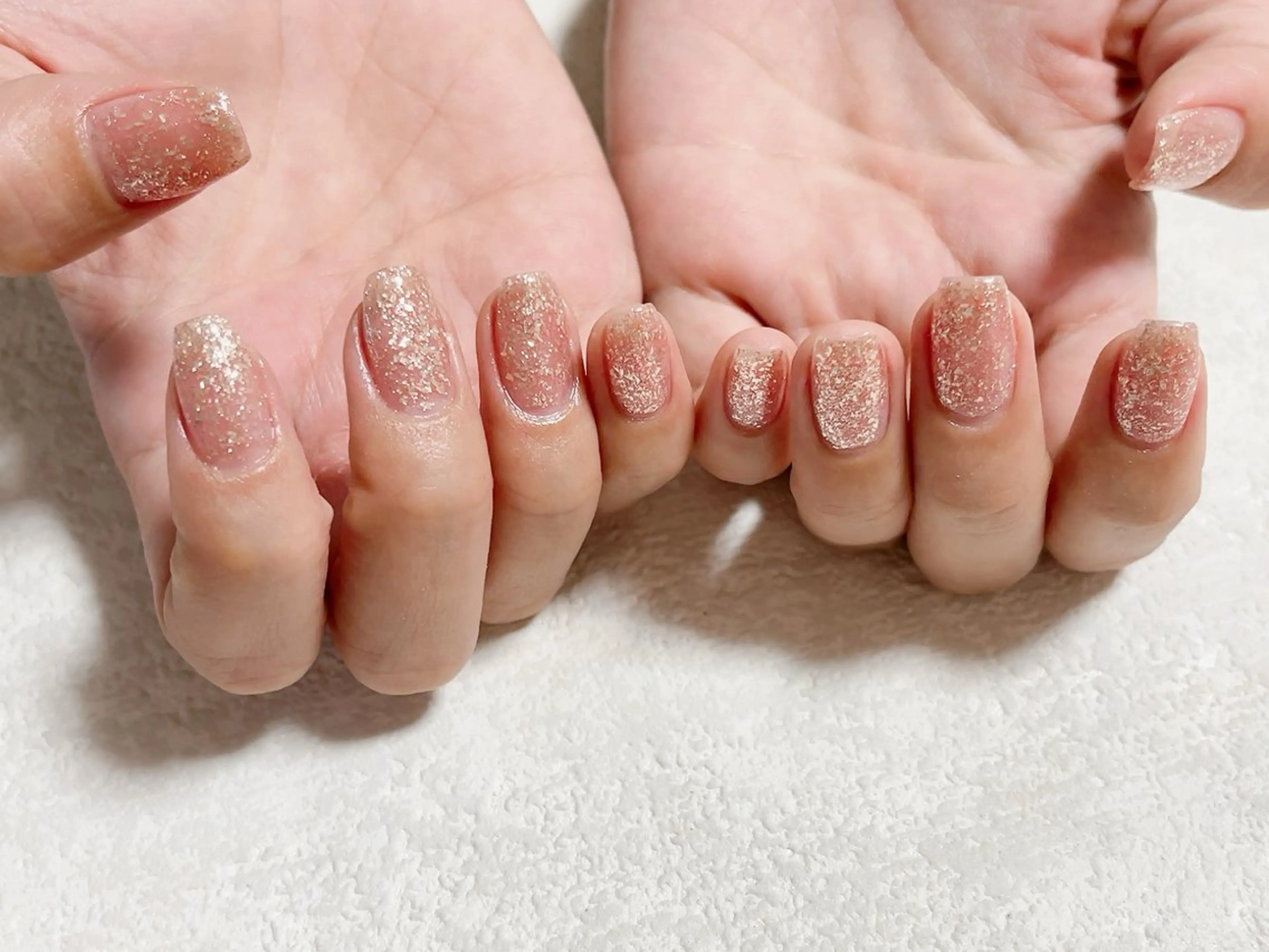 ネイル 桜ネイル フットネイル ジェルネイル ラメ(グリッター) メンズネイル kiki nail たまプラーザのネイルデザイン