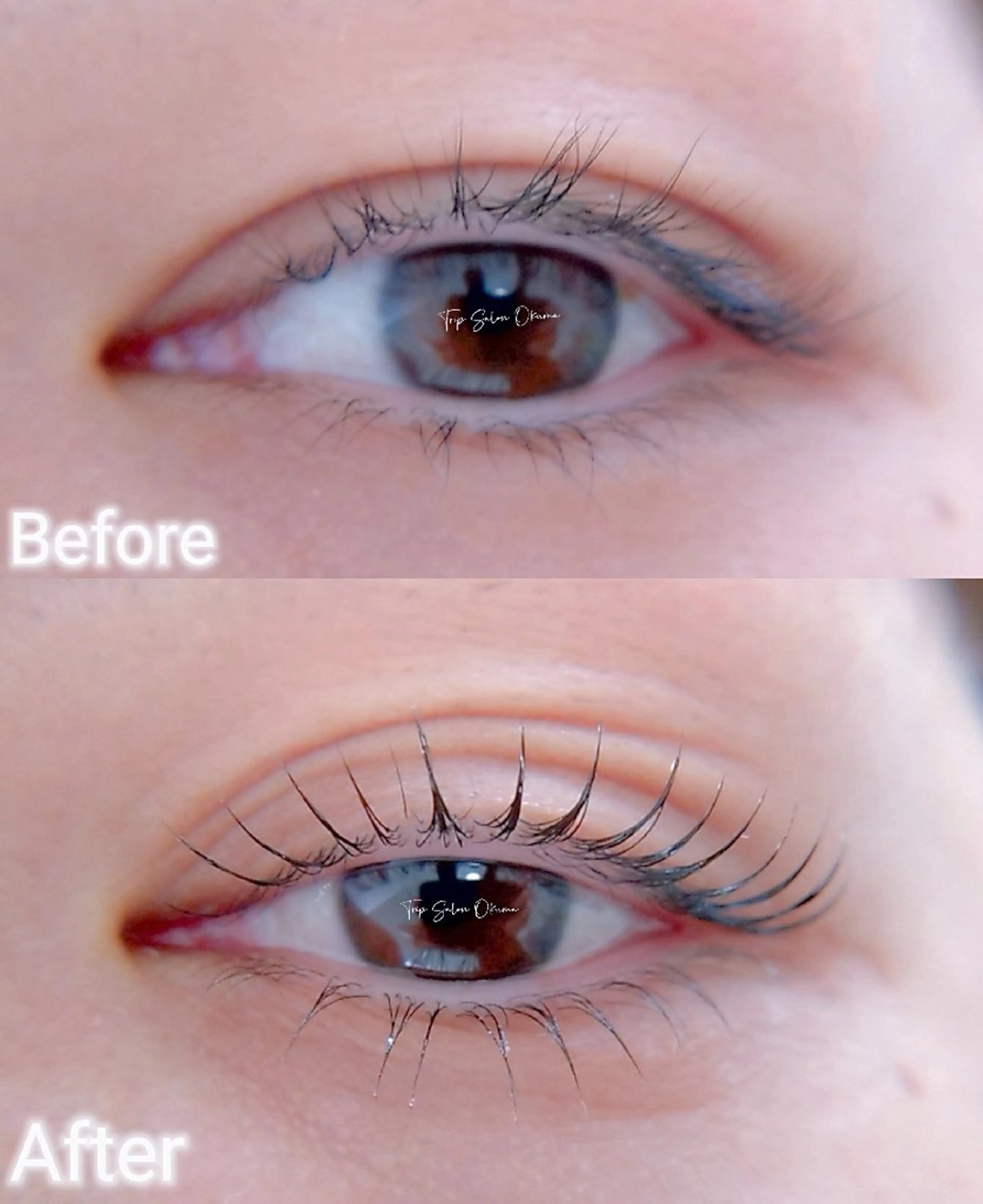 マツエク・マツパ 下まつげエクステ 一重×まつ毛パーマ ❤LEDまつぱ❤那覇 🅿️有、泉崎のマツエク・マツパデザイン