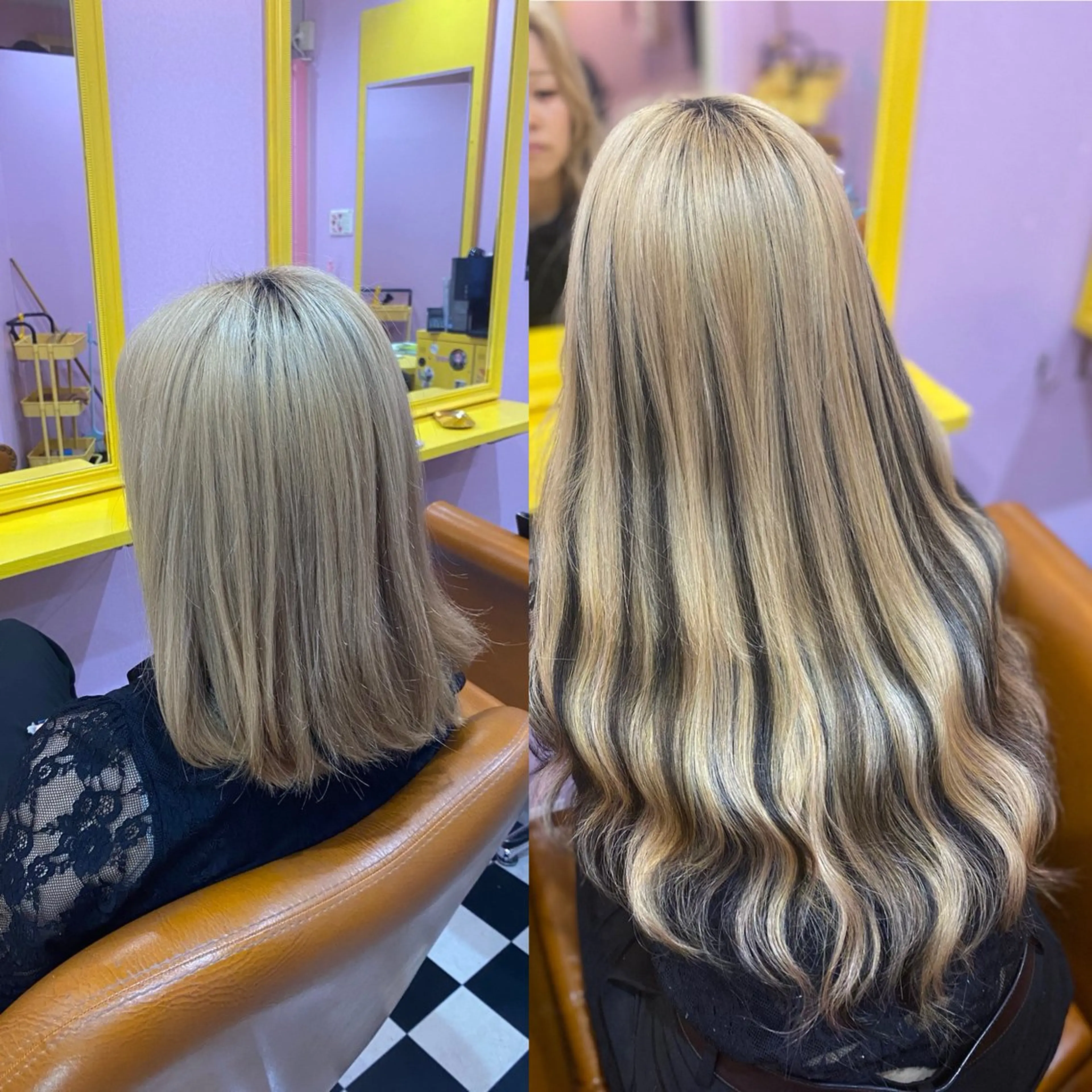 ミディアム エクステ チビ編み込みエクステ どぅ〜す/YUIのヘアスタイル