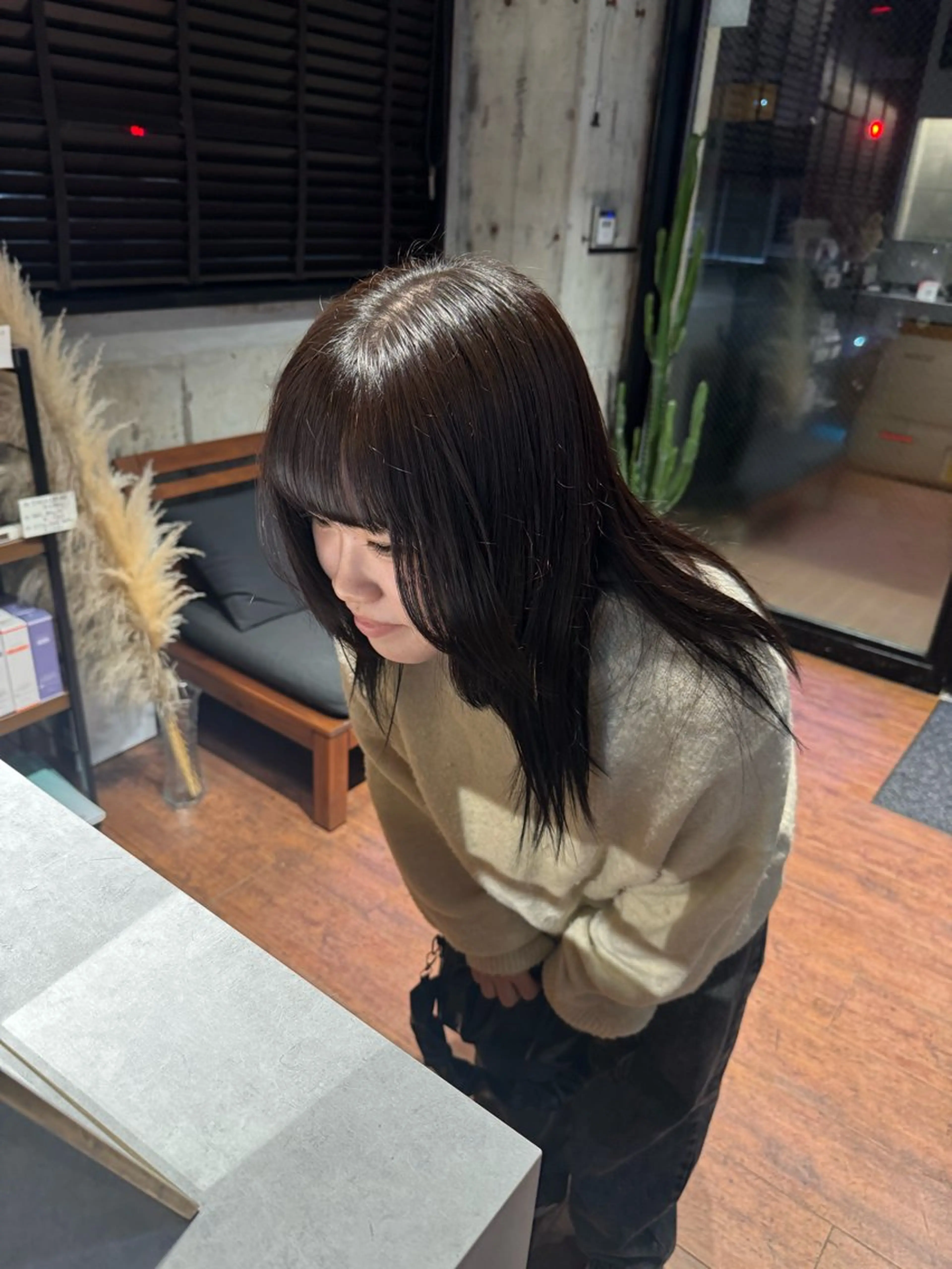 カラー sora/ 暖色カラー🌷のヘアスタイル