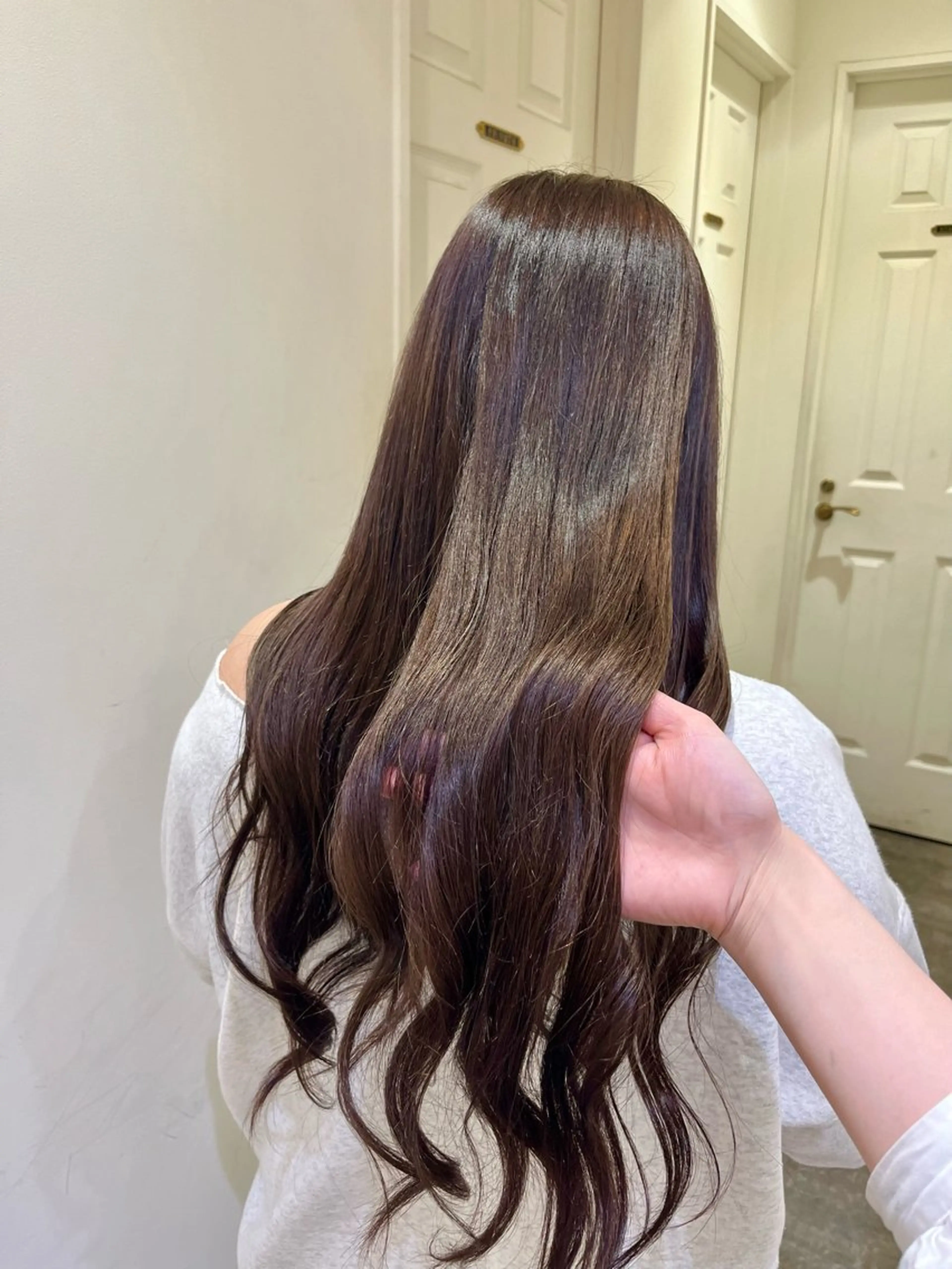 カラー ブラウンカラー エクステ🎀 暖色カラー🎀amiのヘアスタイル