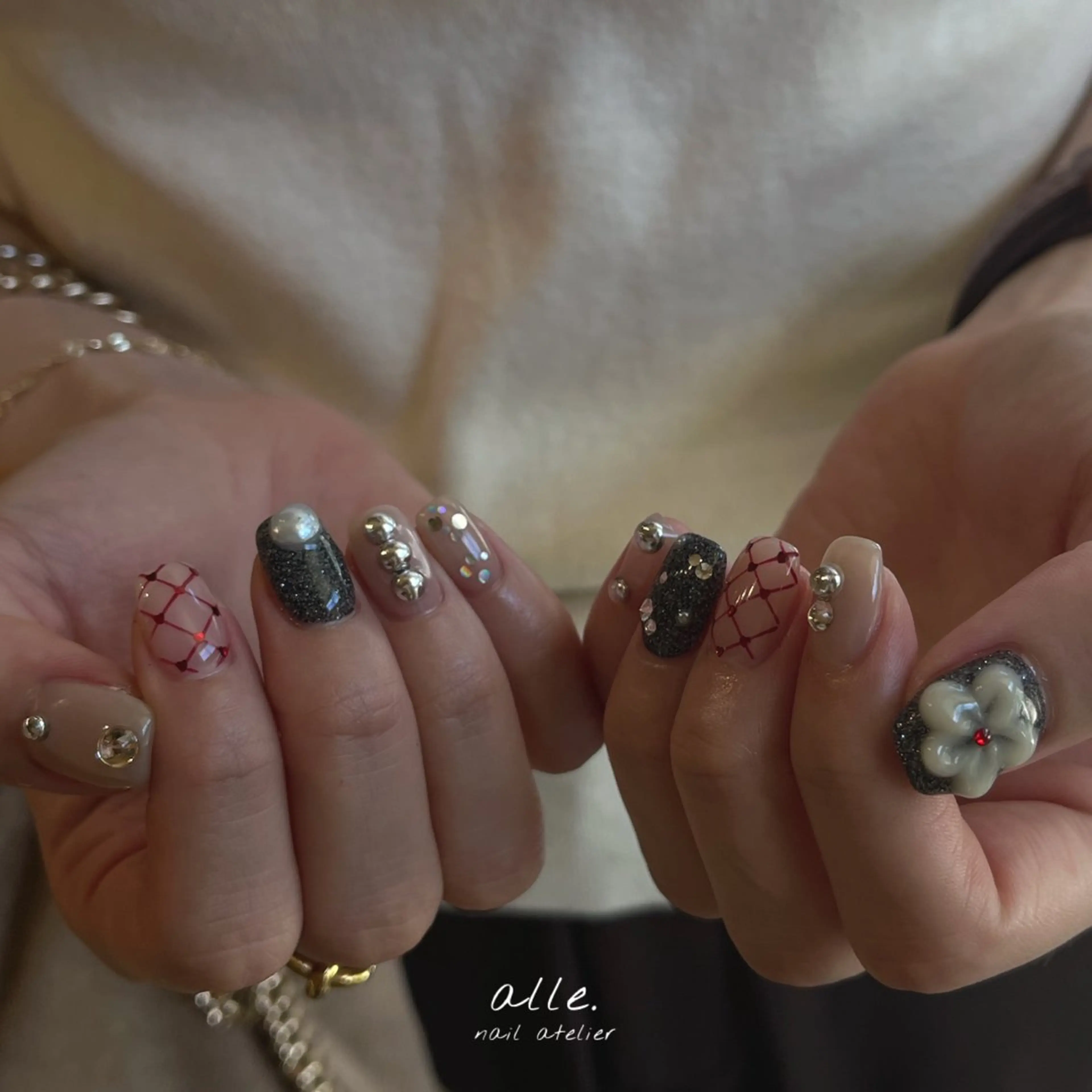 ネイル ハンドネイル atelier alle.のネイルデザイン