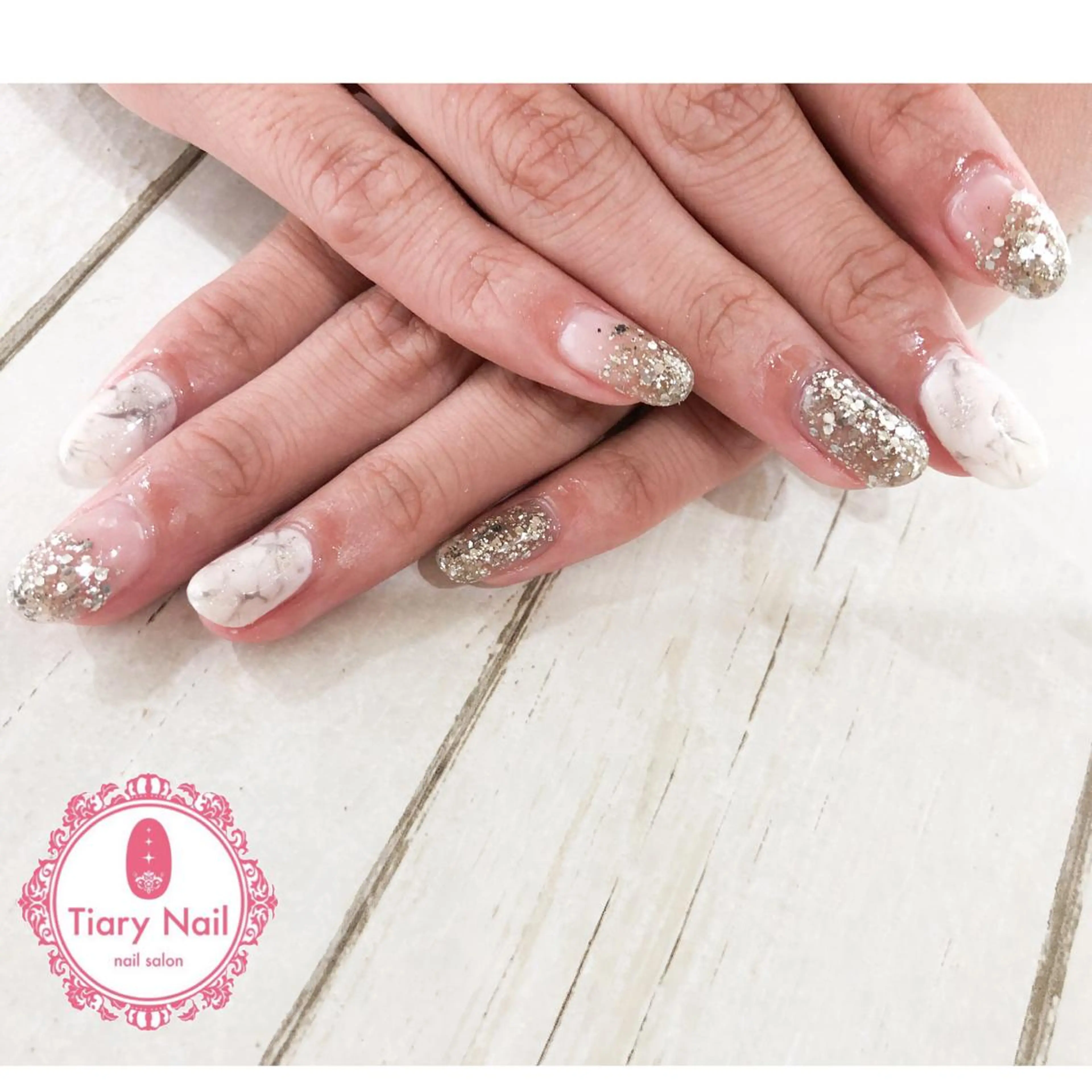 ネイル tiarynail K K🐼のネイルデザイン