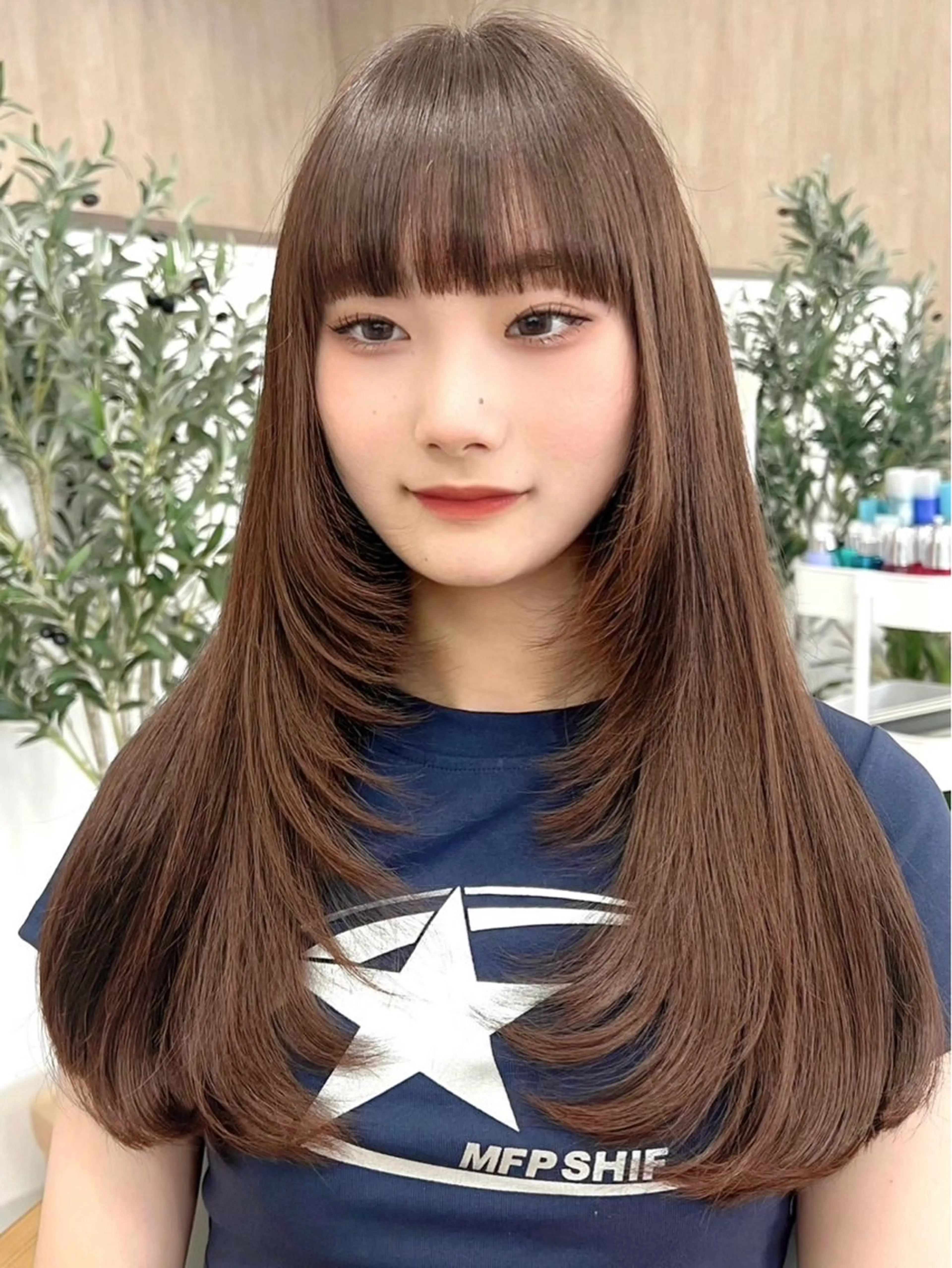 ロング 髪質改善/ブリーチ/ 縮毛矯正/Shoyoのヘアスタイル