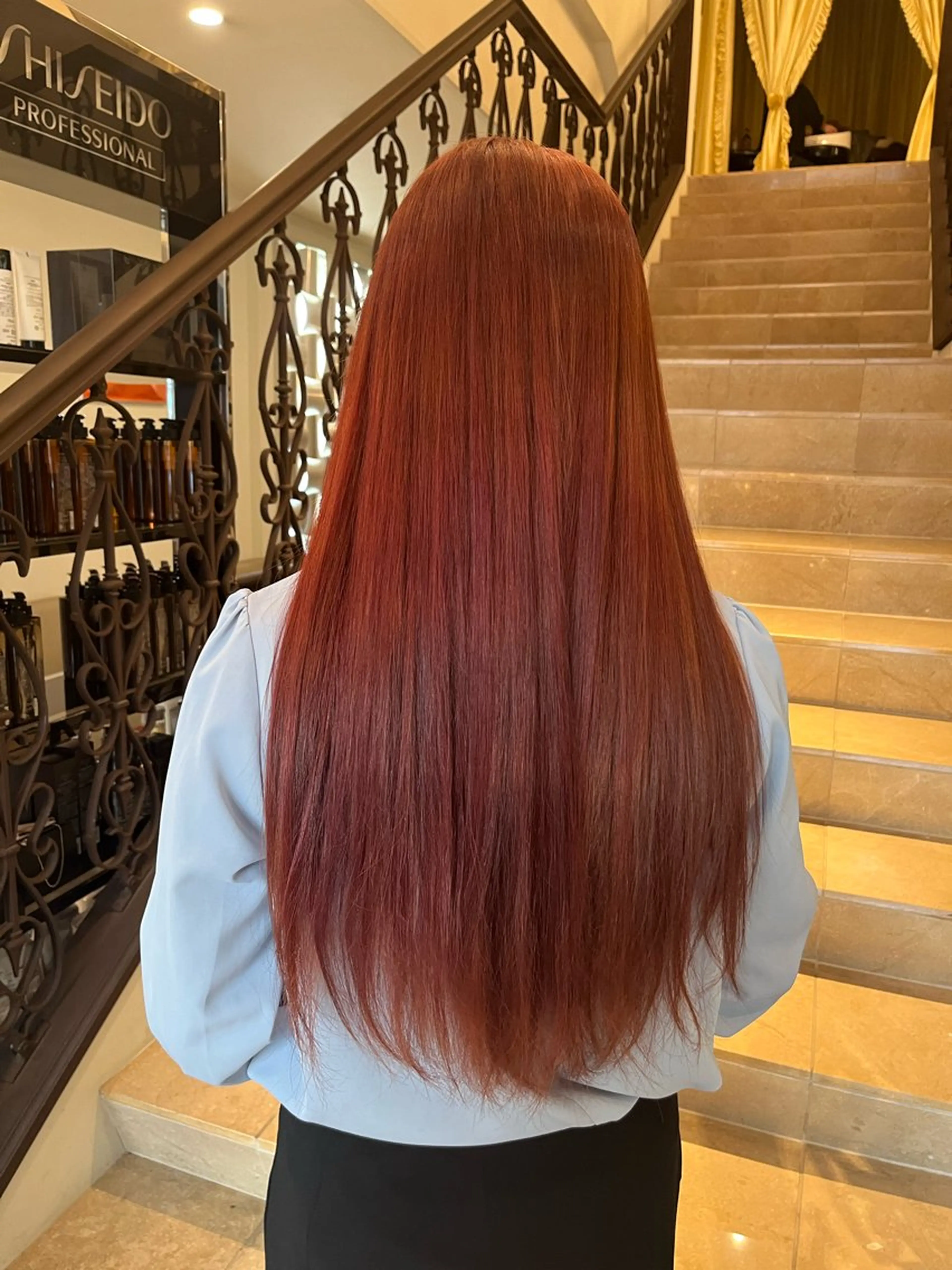 ロング カラー 八重樫 夢愛のヘアスタイル