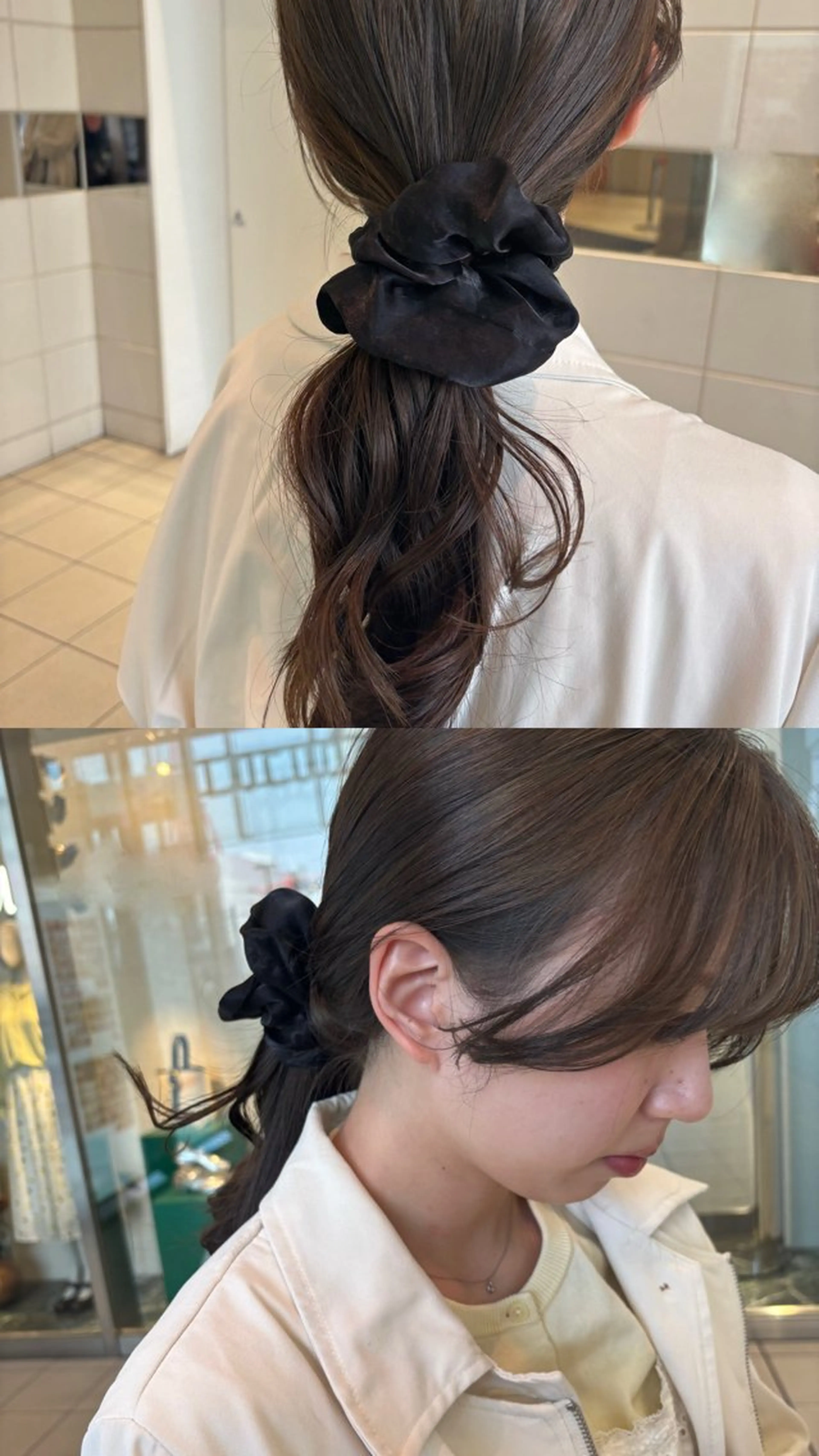 セミロング カラー ブラウンカラー 透明感カラー ヘアカラー 梅田美容室/カット /Maoのヘアスタイル