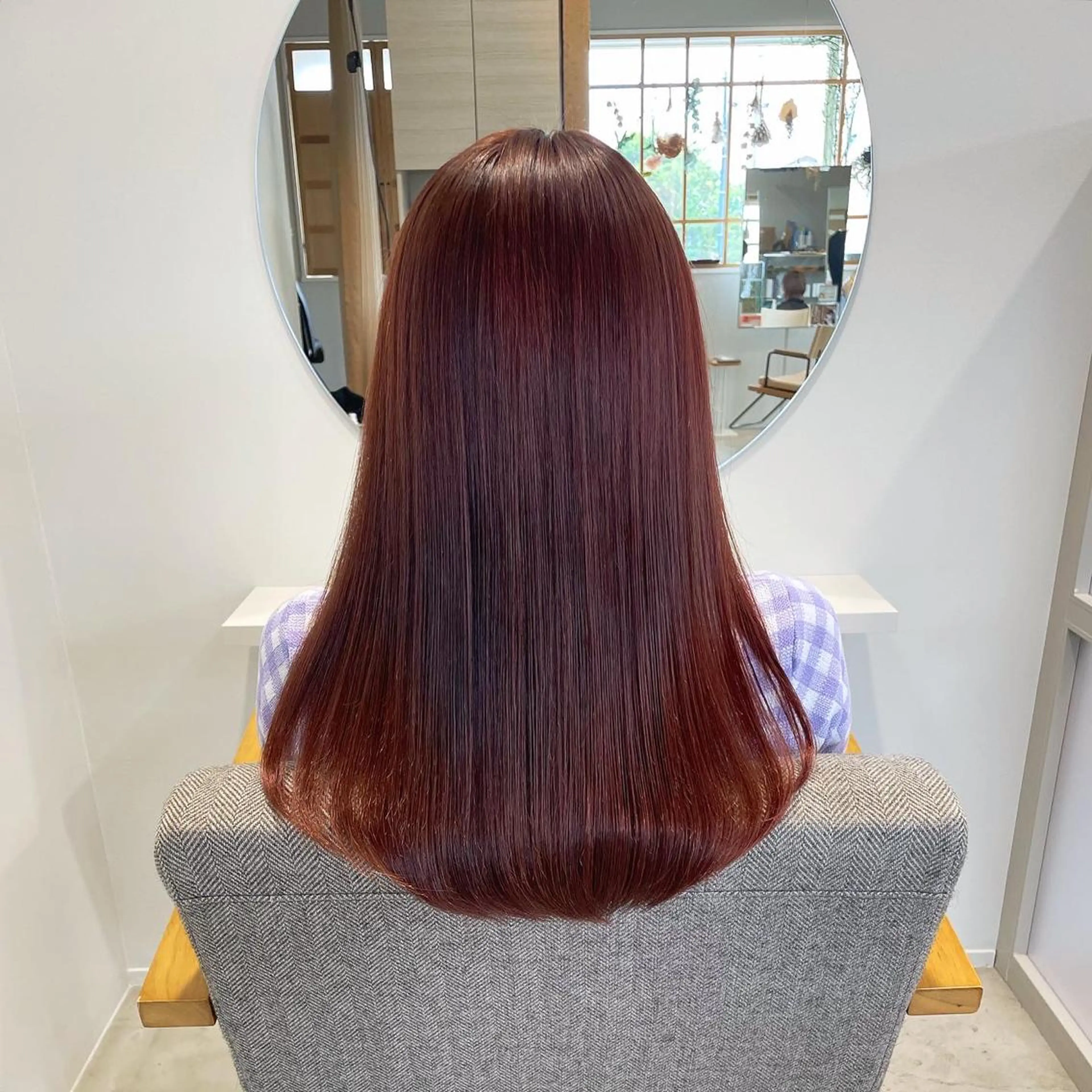 ロング カラー ヘアカラー チグサ ミウのヘアスタイル