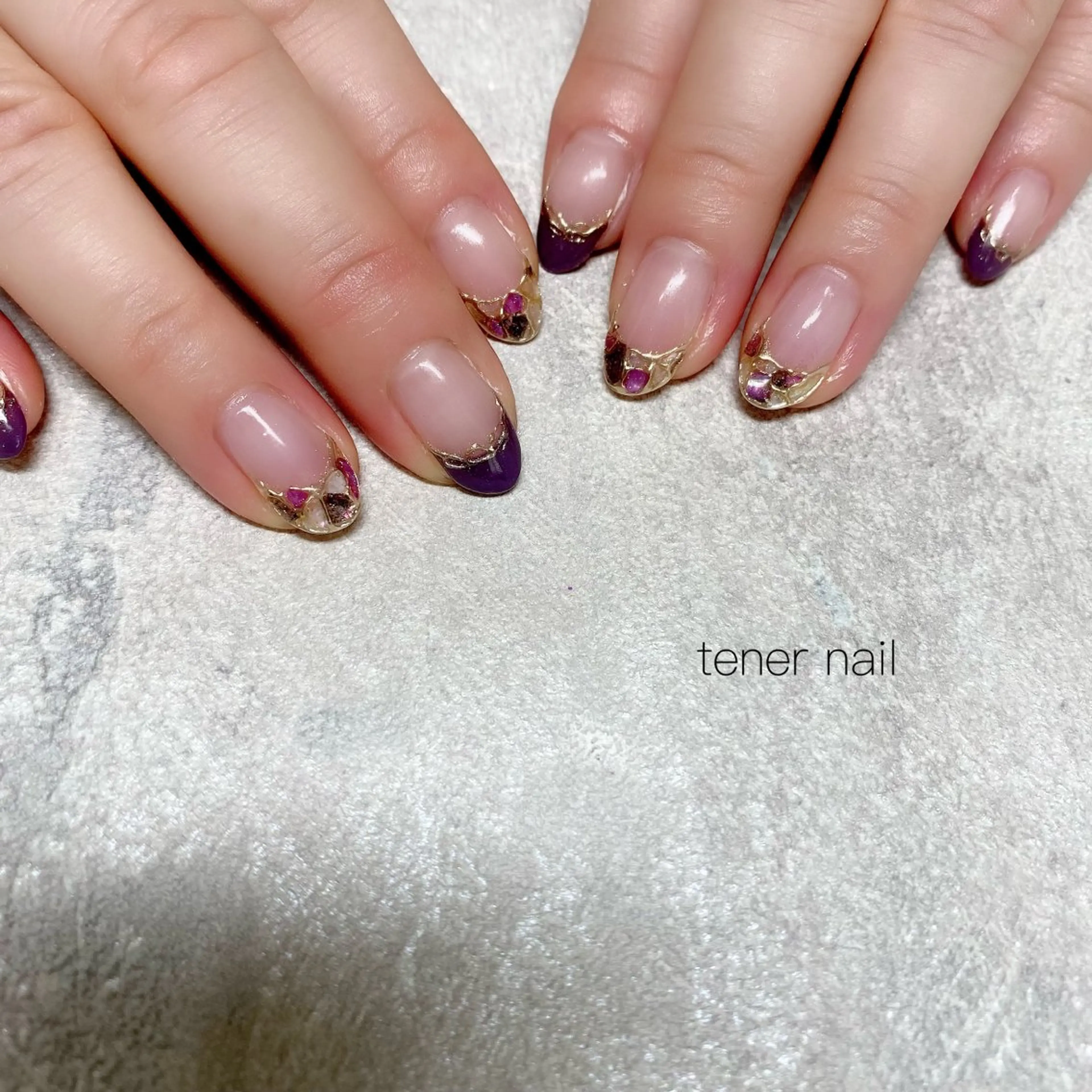 ネイル フレンチネイル ハンドネイル テネルネイル tener nailのネイルデザイン