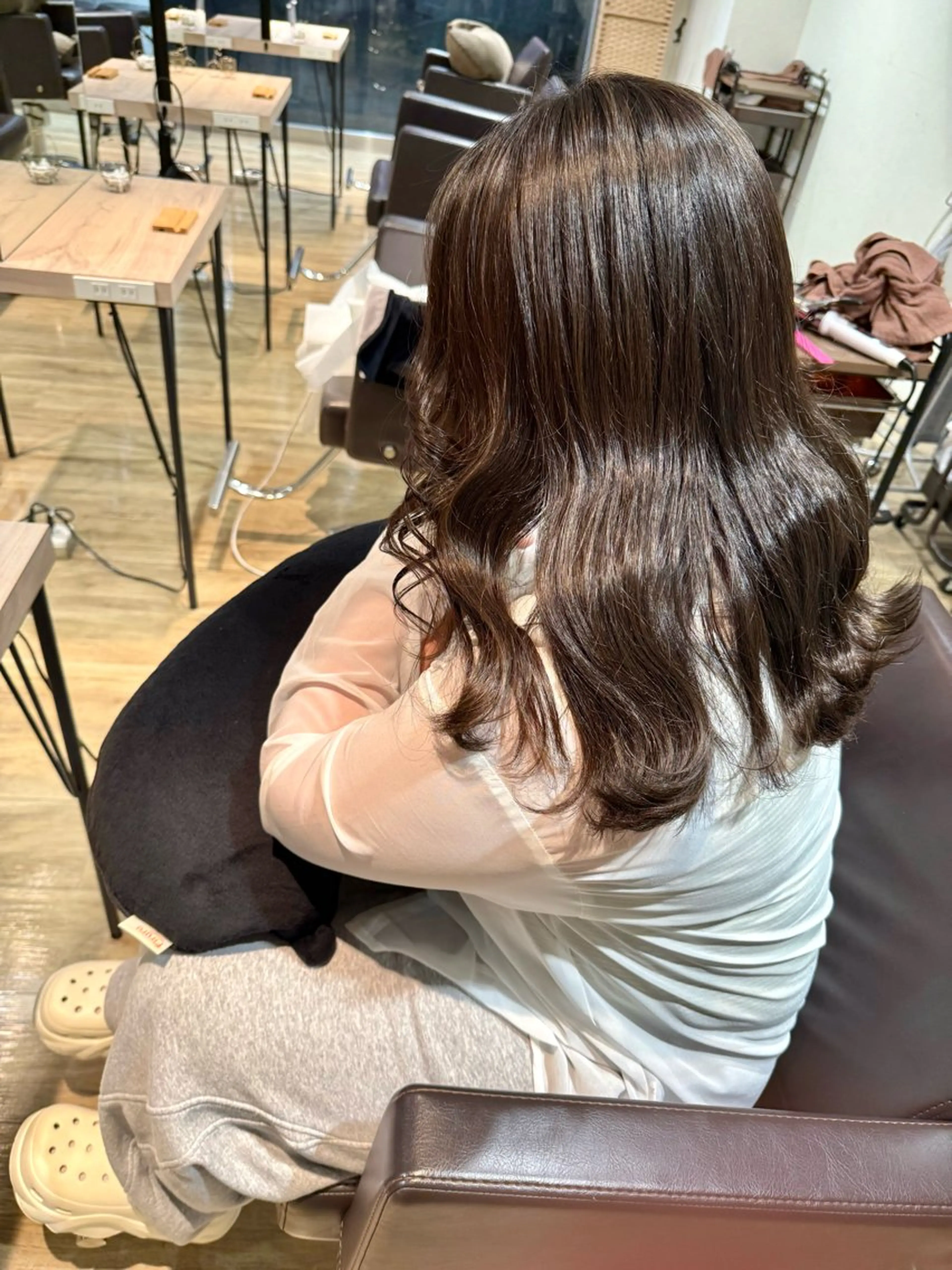 ロング 川畑 心子のヘアスタイル