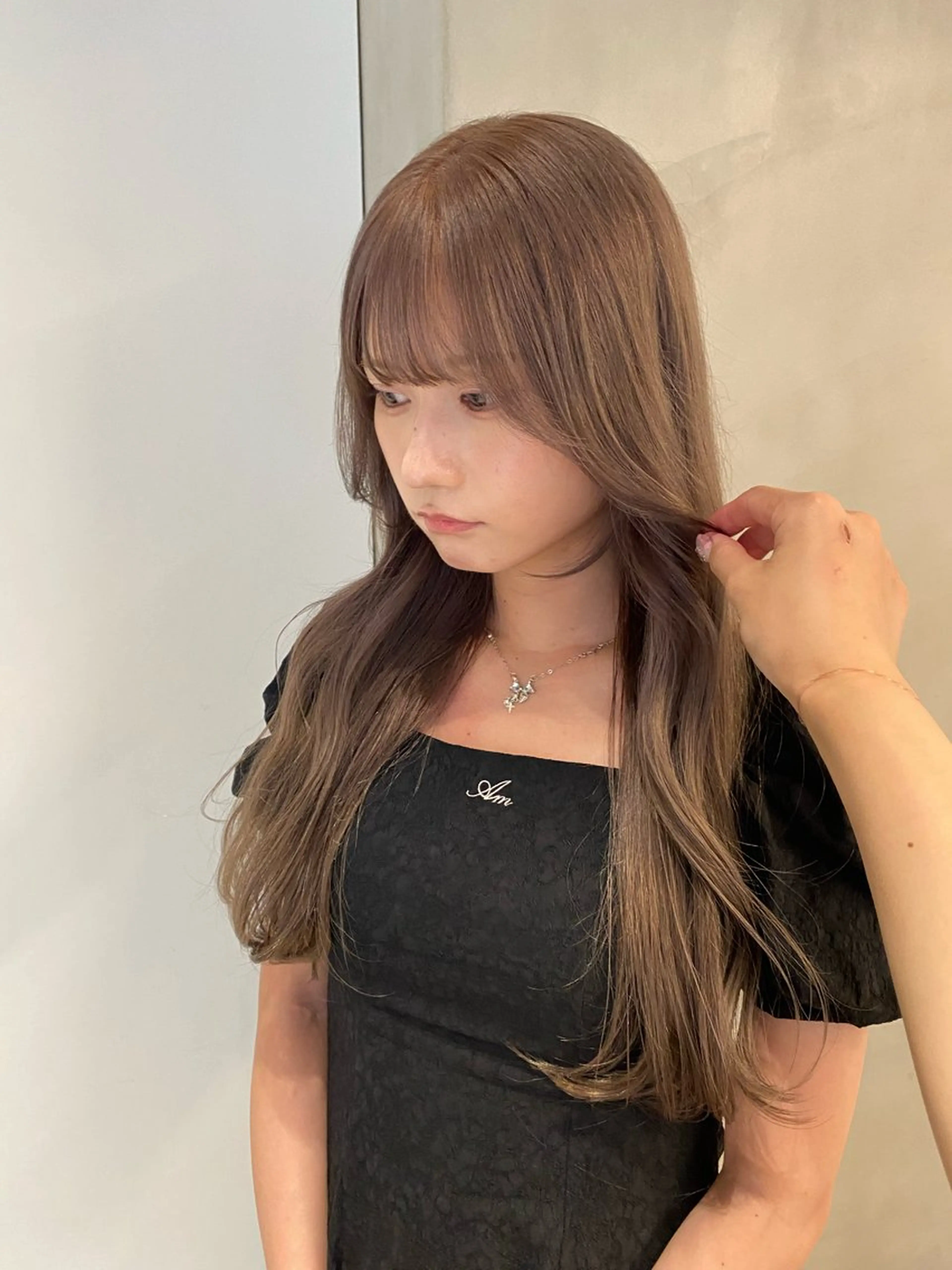 ロング カラー ヘアカラー トリートメント ヘッドスパ ヘアセット lulu.表参道所属・似合わせレイヤー✨️ RIEのヘアスタイル