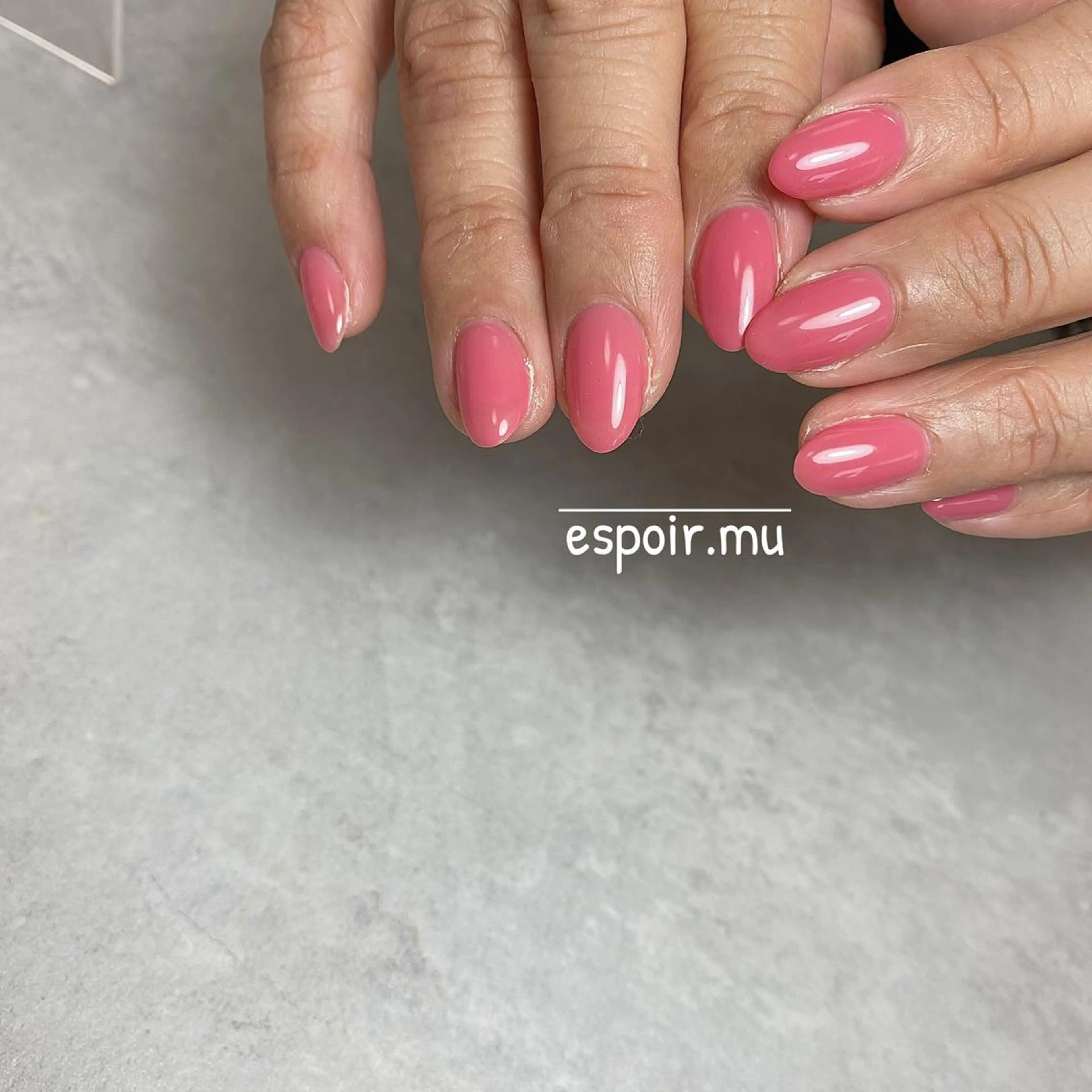 セミロング ネイル espoir. muのネイルデザイン