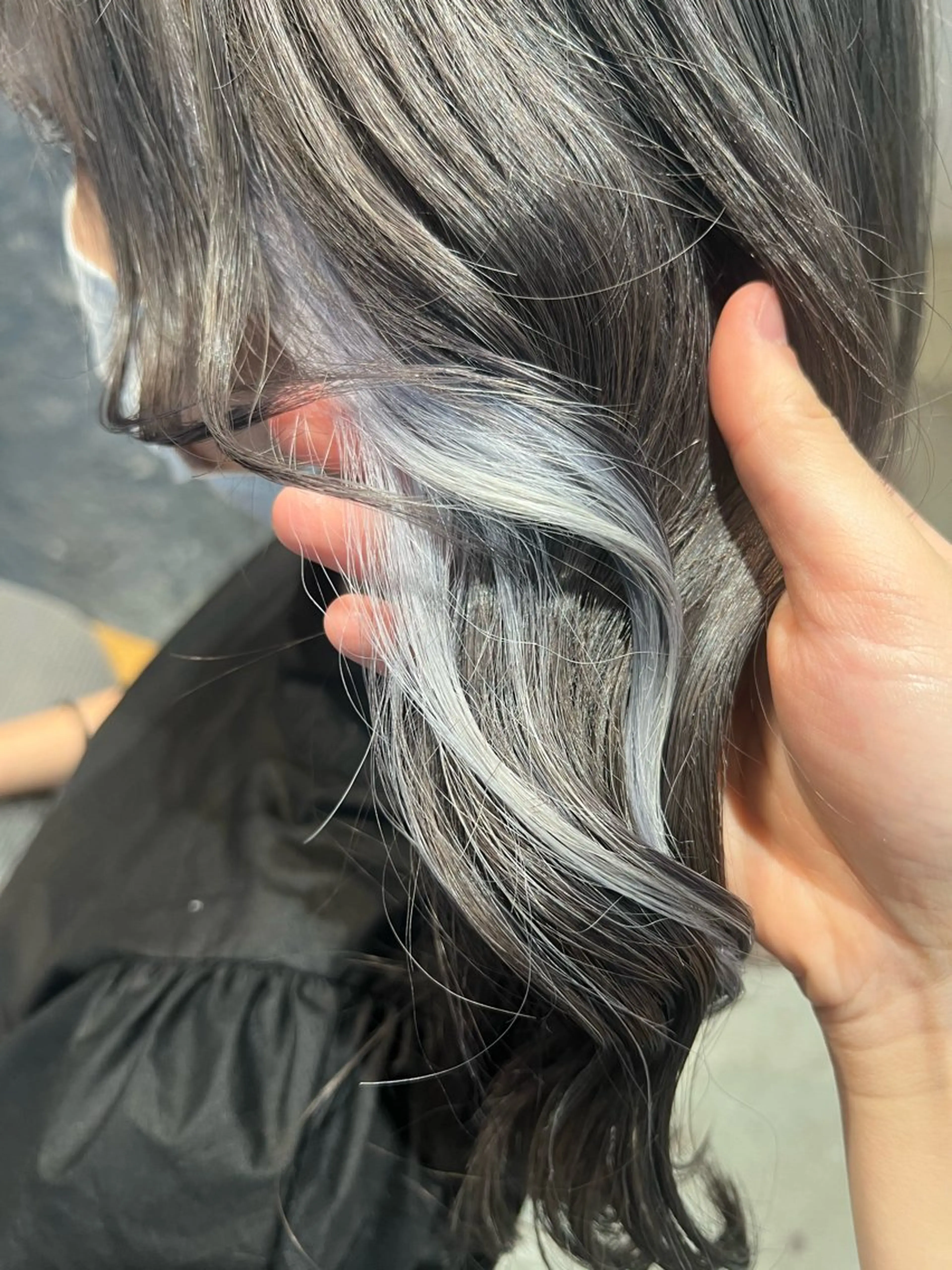 ミディアム カラー ヘアアレンジ hair  bh.maara所属・bh.maara デザイン／ハイトーンのヘアスタイル